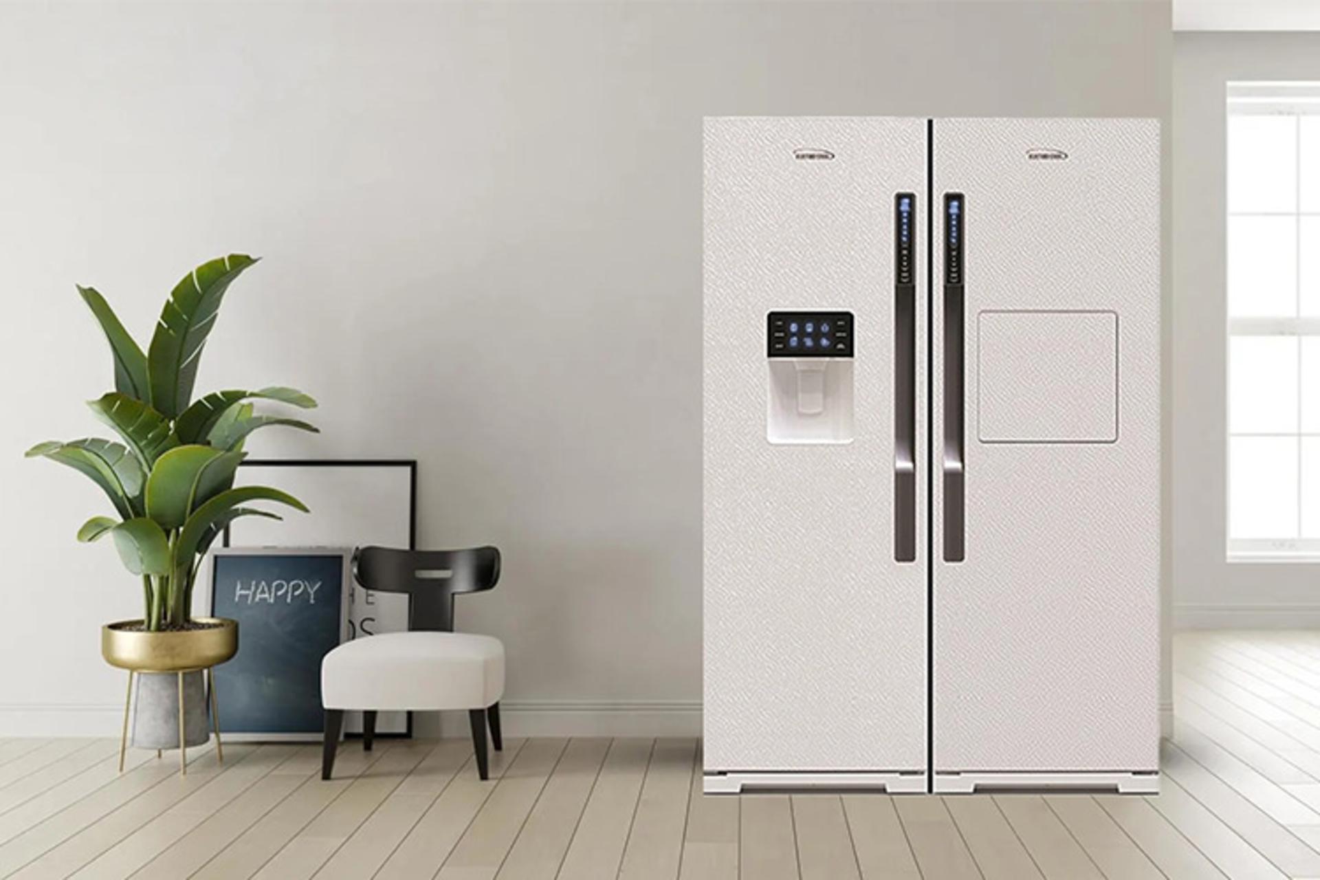 یخچال فریزر الکترواستیل ElectroSteel Future ES21 رنگ سفید در فضای خانه