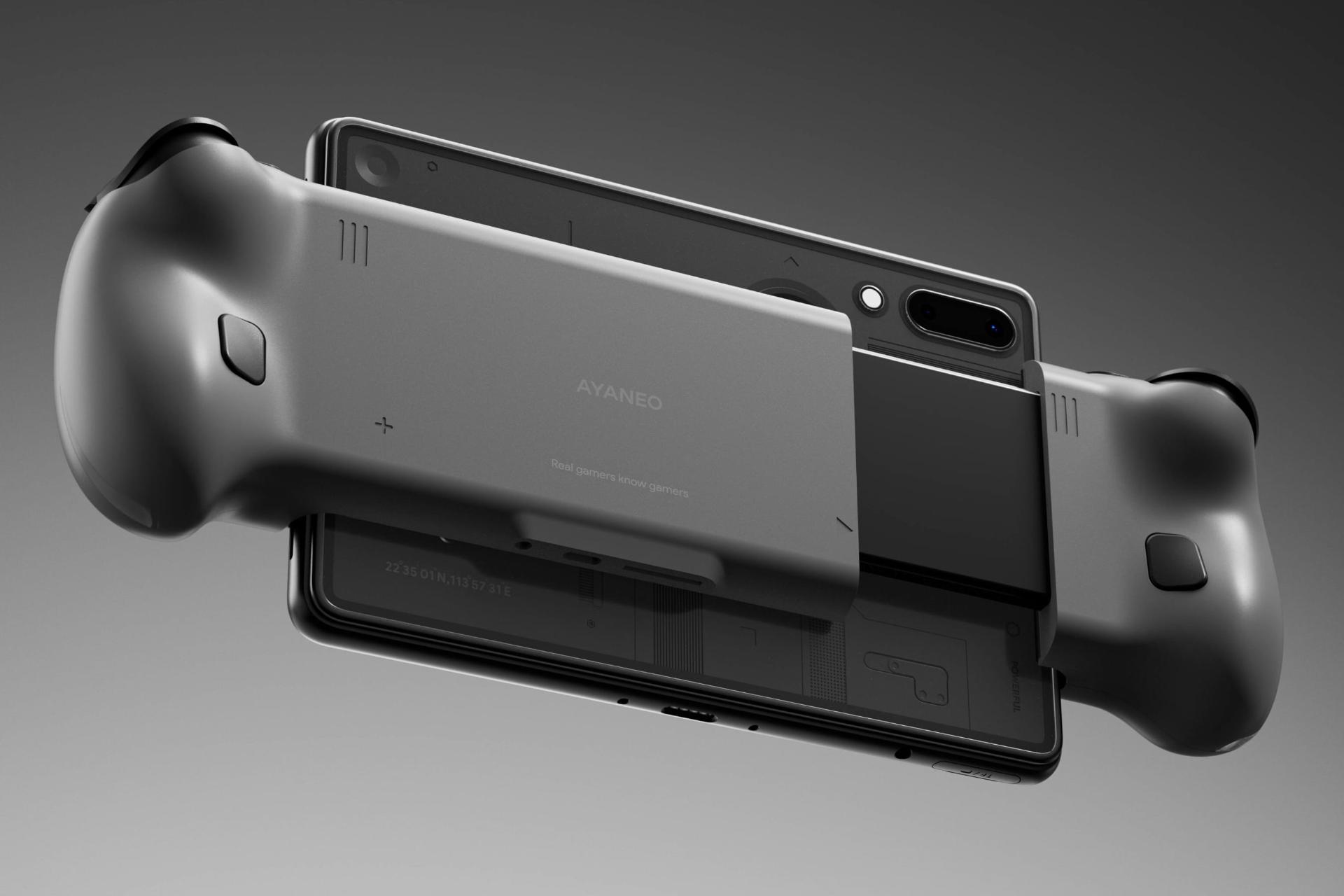 پشت کنسول بازی آیانئو AYANEO Gaming Pad مشکی