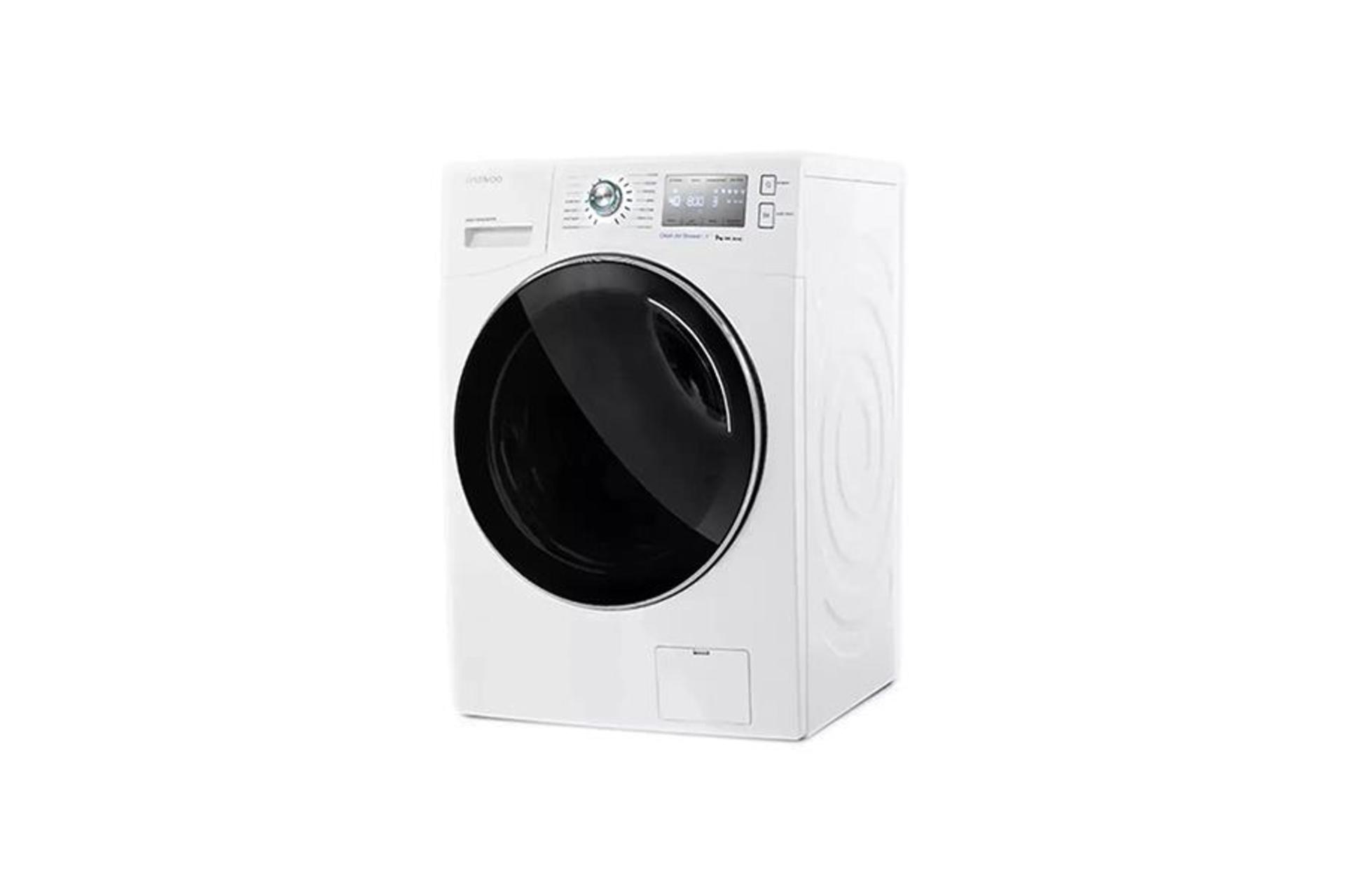 ماشین لباسشویی دوو Daewoo LM-980 رنگ سفید نمای راست