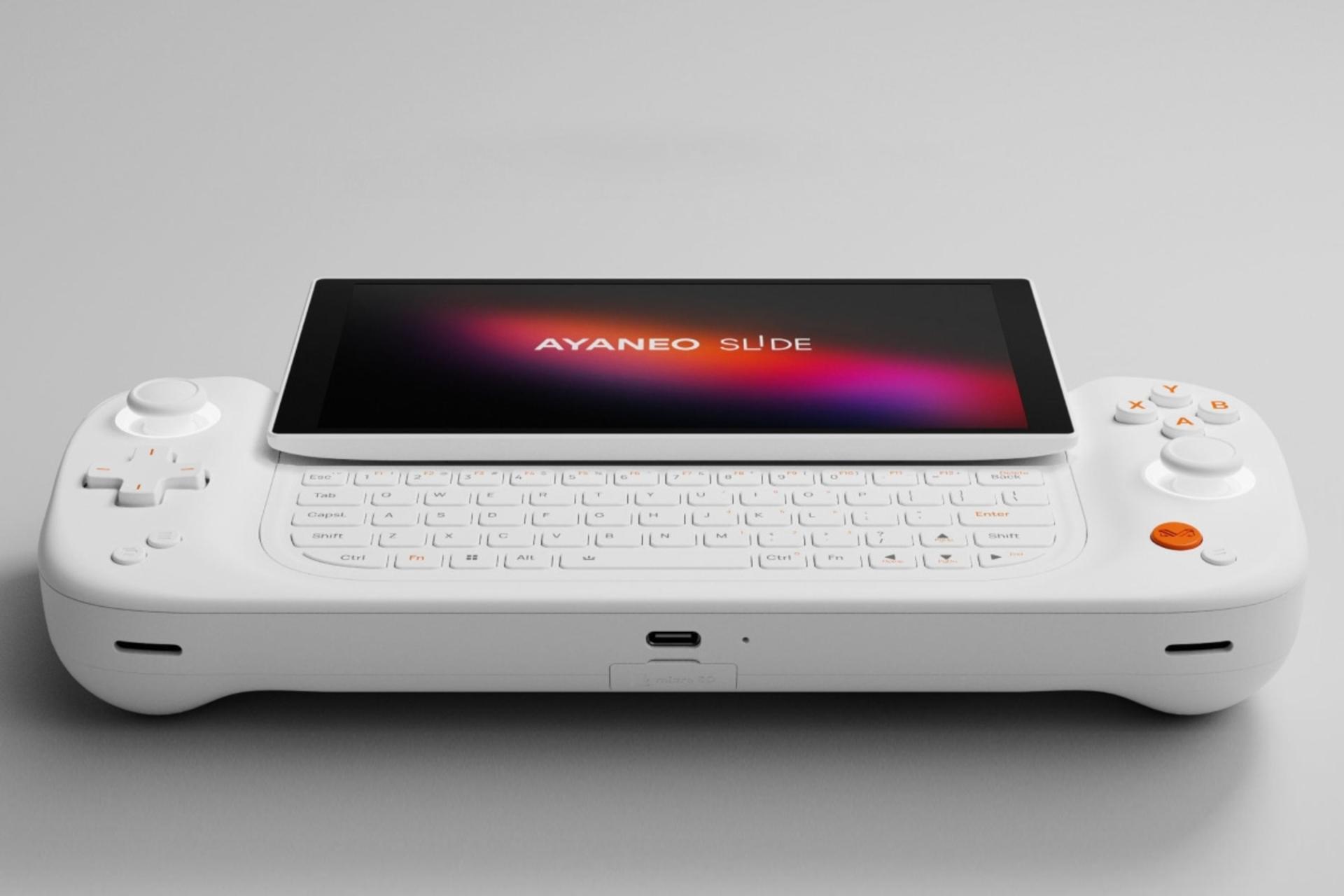 درگاه شارژ کنسول بازی آیانئو AYANEO SLIDE 7840U سفید