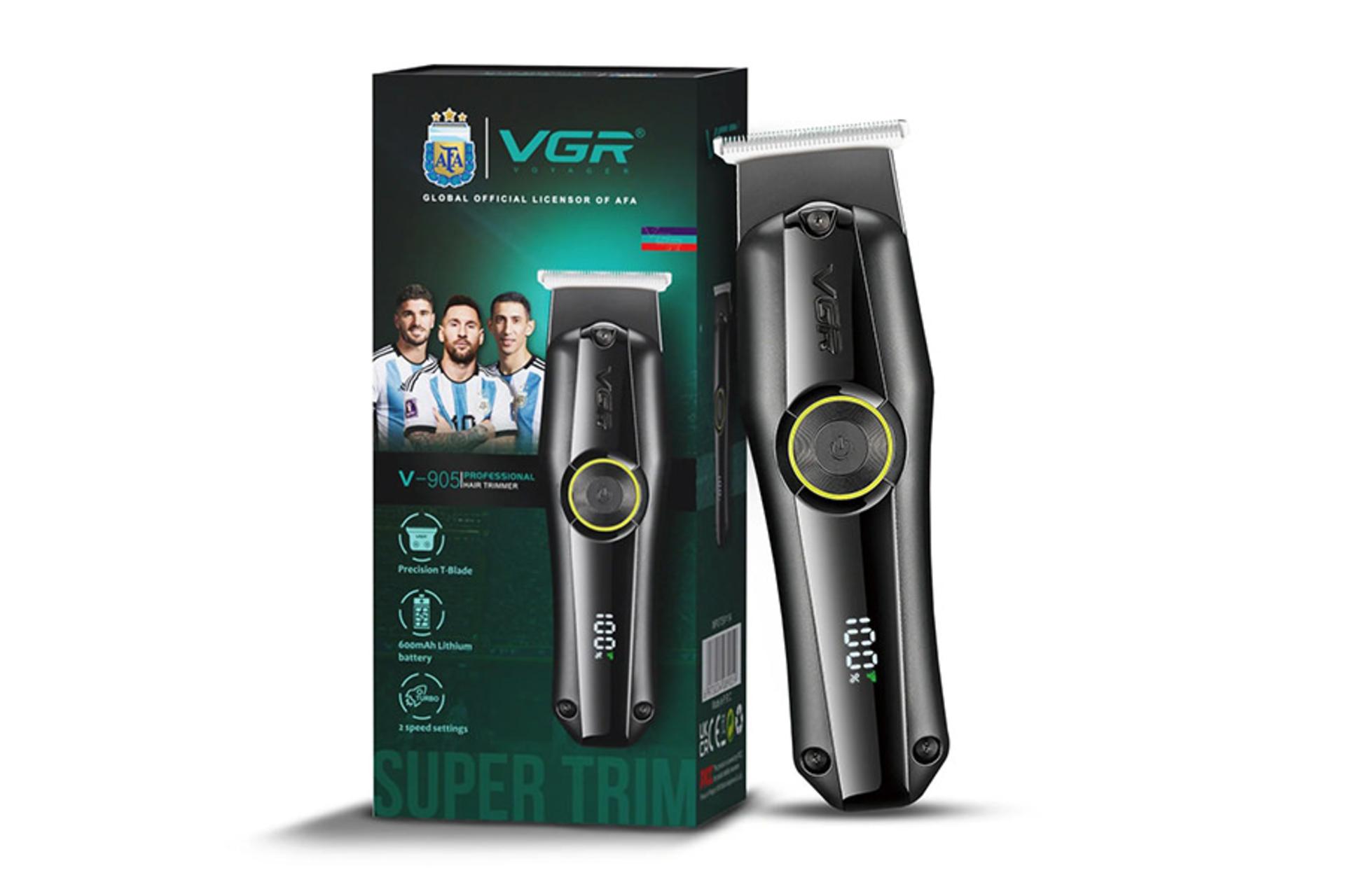 ماشین اصلاح و ریش تراش وی جی آر VGR V-905 به همراه جعبه