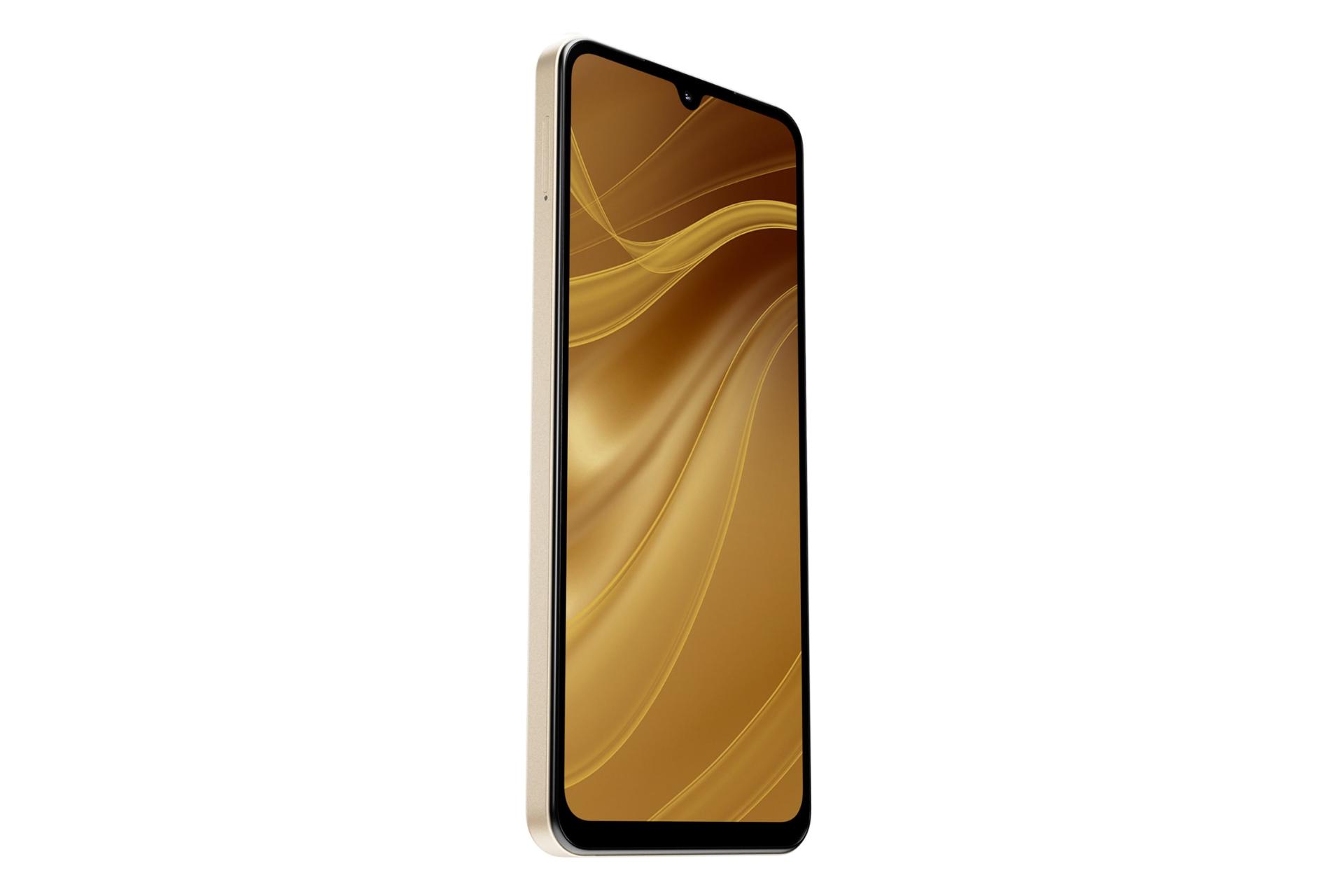پنل جلو و صفحه نمایش گوشی موبایل پوکو C71 شیائومی طلایی / Xiaomi Poco C71