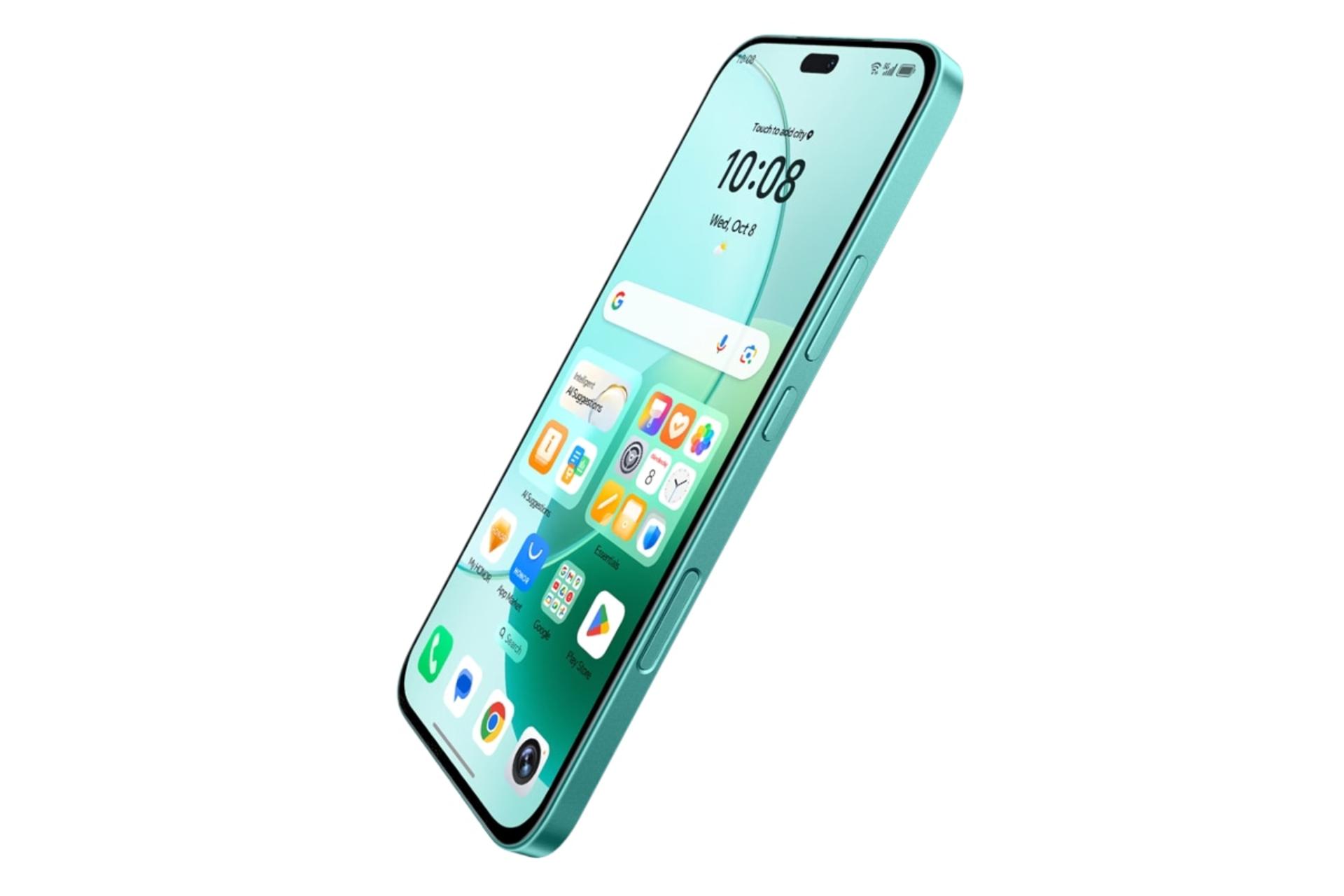 صفحه نمایش گوشی موبایل آنر 400 لایت فیروزه ای / HONOR 400 Lite