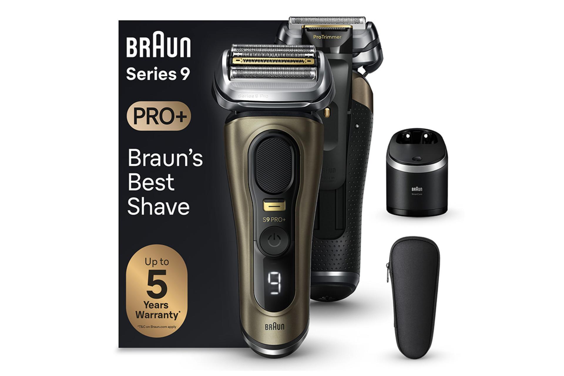 ماشین اصلاح و ریش تراش براون Braun 9569cc لوازم همراه