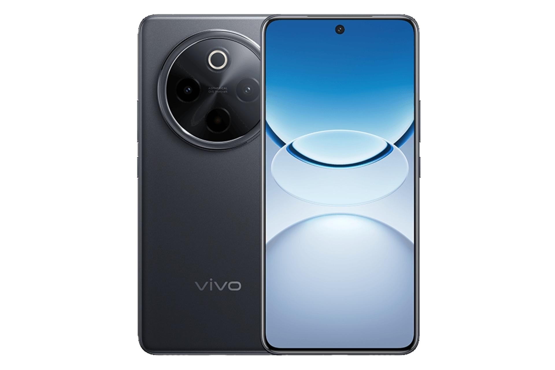 پنل جلو و پشت گوشی موبایل Y300 پرو پلاس ویوو مشکی / vivo Y300 Pro Plus