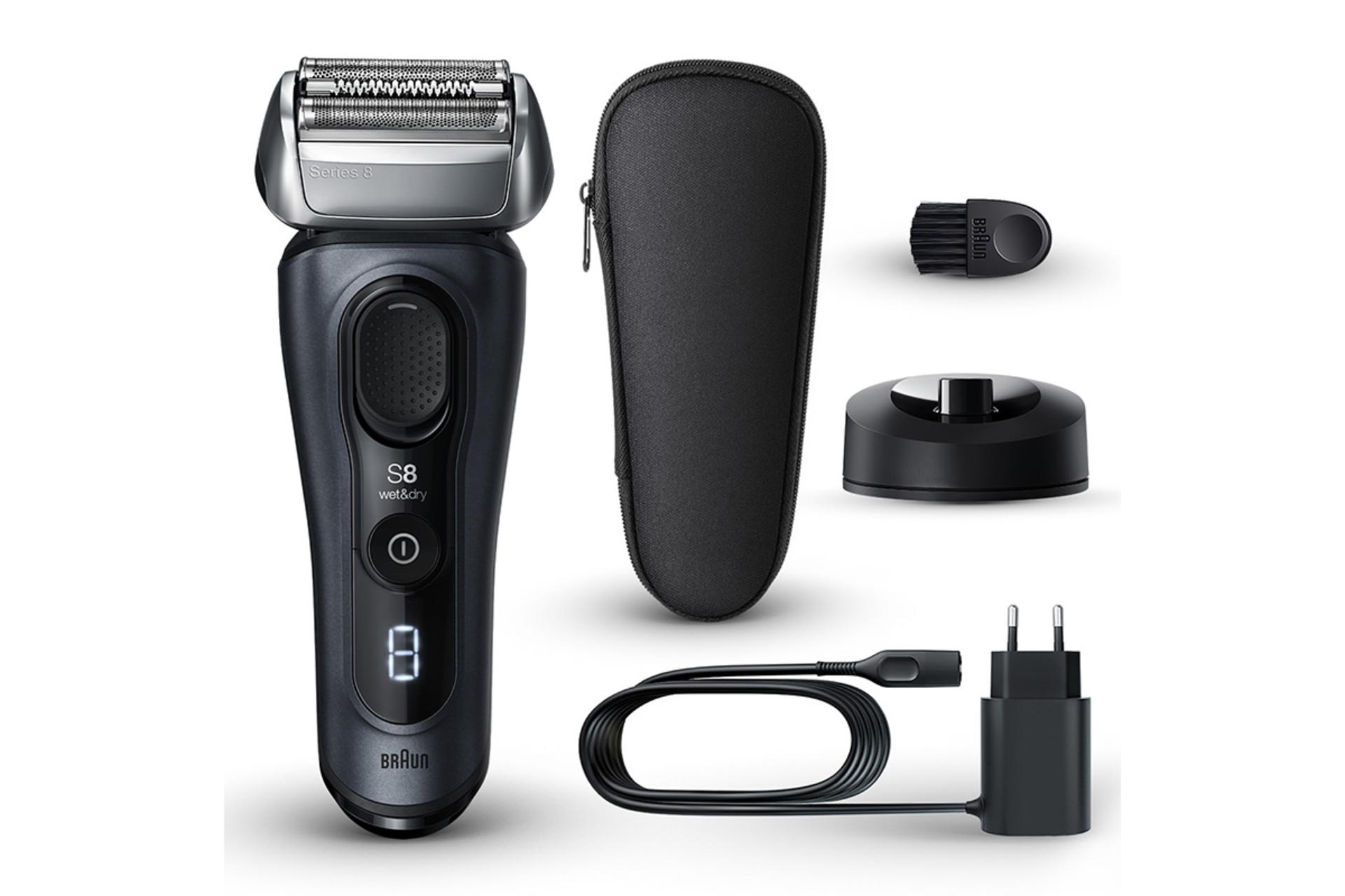 ماشین اصلاح و ریش تراش براون Braun 8513s لوازم همراه