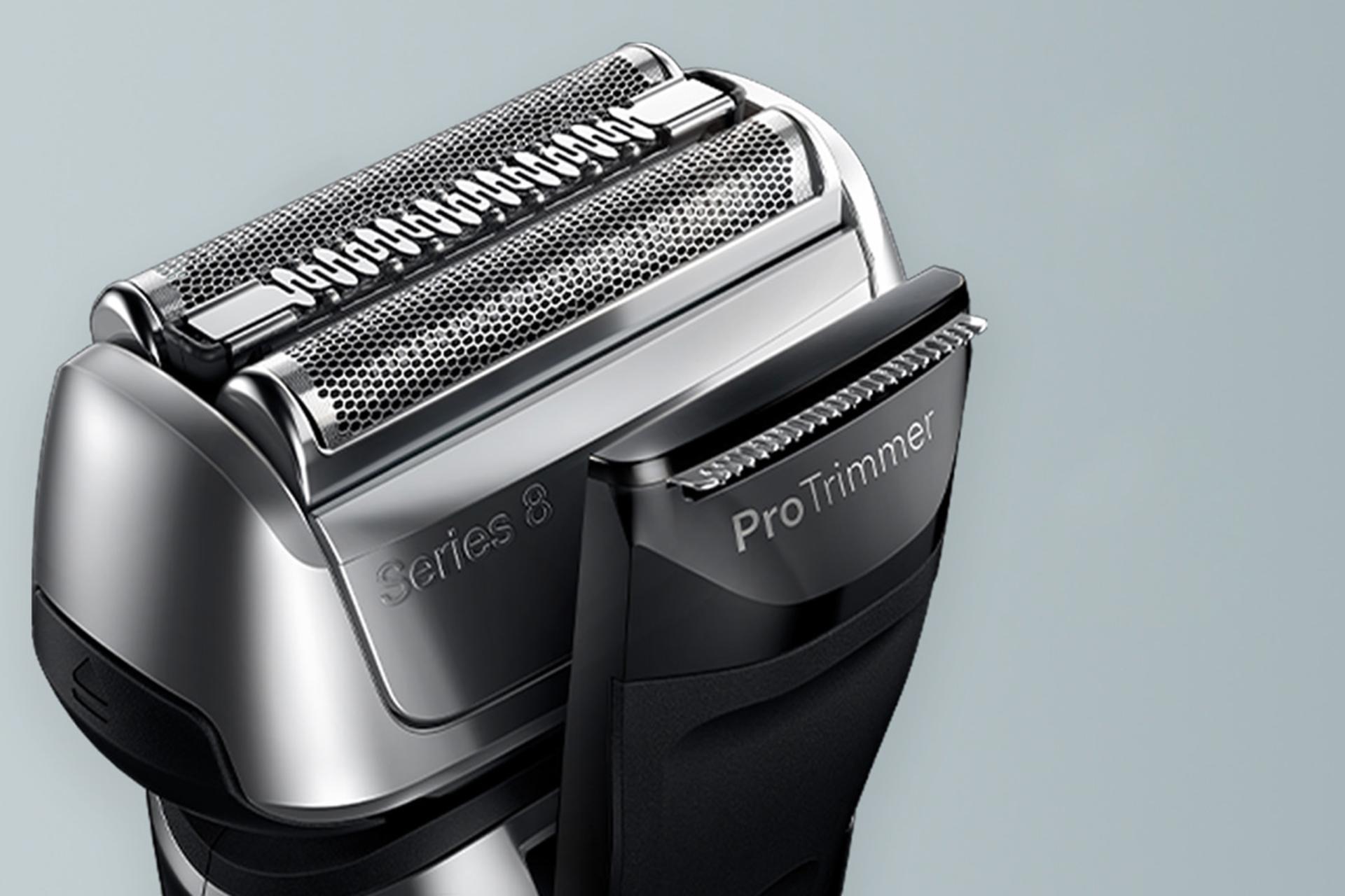 ماشین اصلاح و ریش تراش براون Braun 8513s نمای خط زن