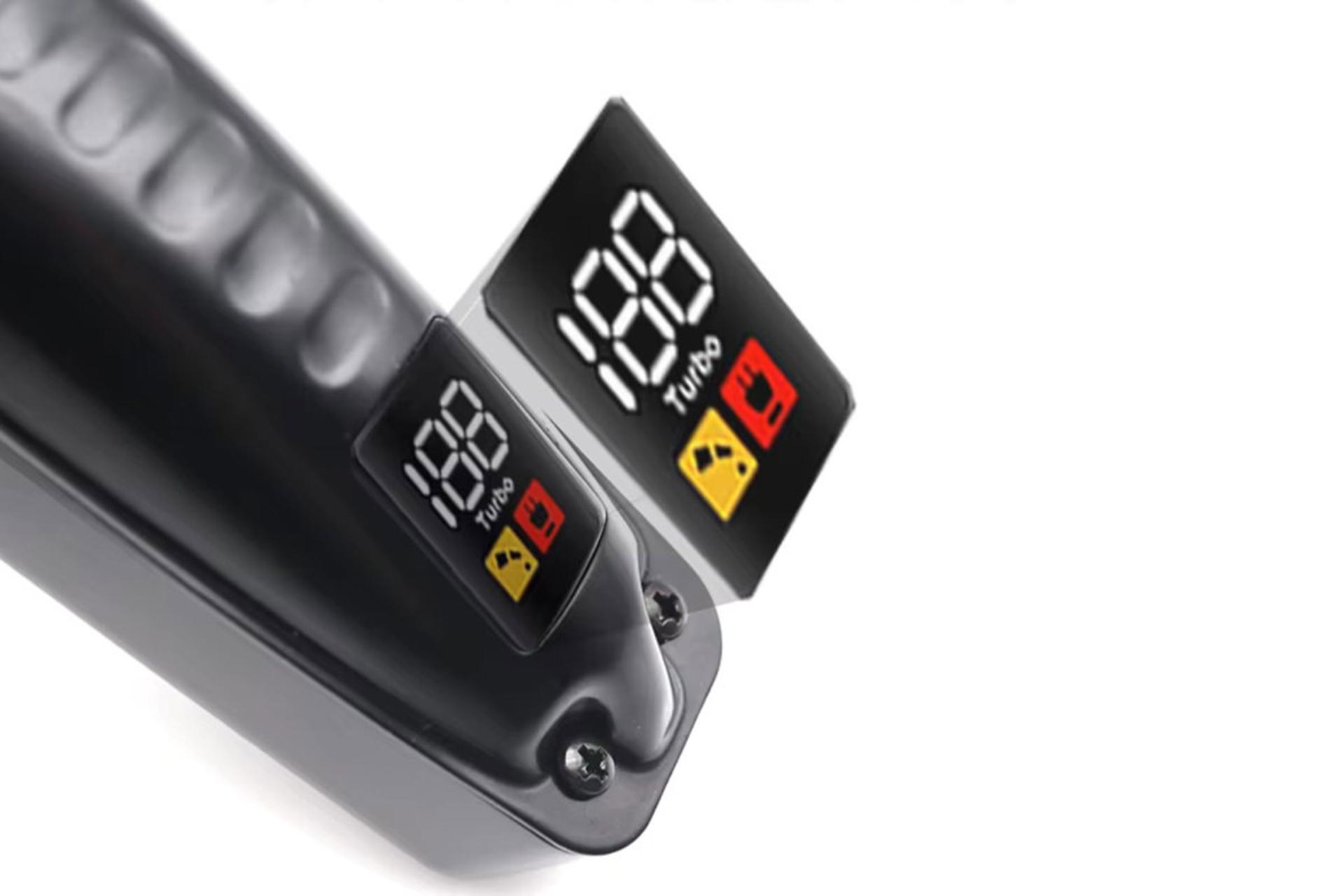 ماشین اصلاح و ریش تراش کیمی Kemei KM-1578 نمای نمایشگر دیجیتال