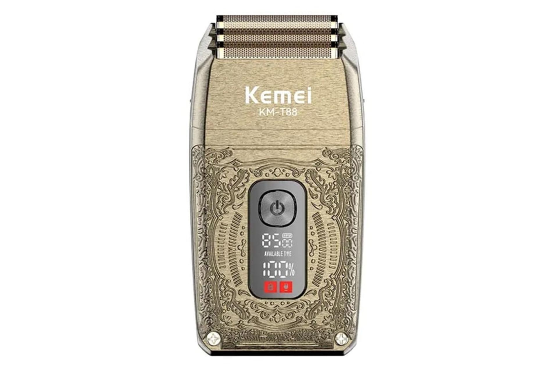 ماشین اصلاح و ریش تراش کیمی Kemei KM-T88 نمای جلو