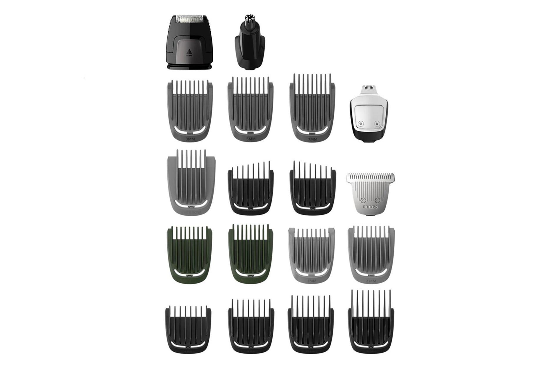 ماشین اصلاح و ریش تراش فیلیپس Philips MG7790 شانه ها و سری های همراه