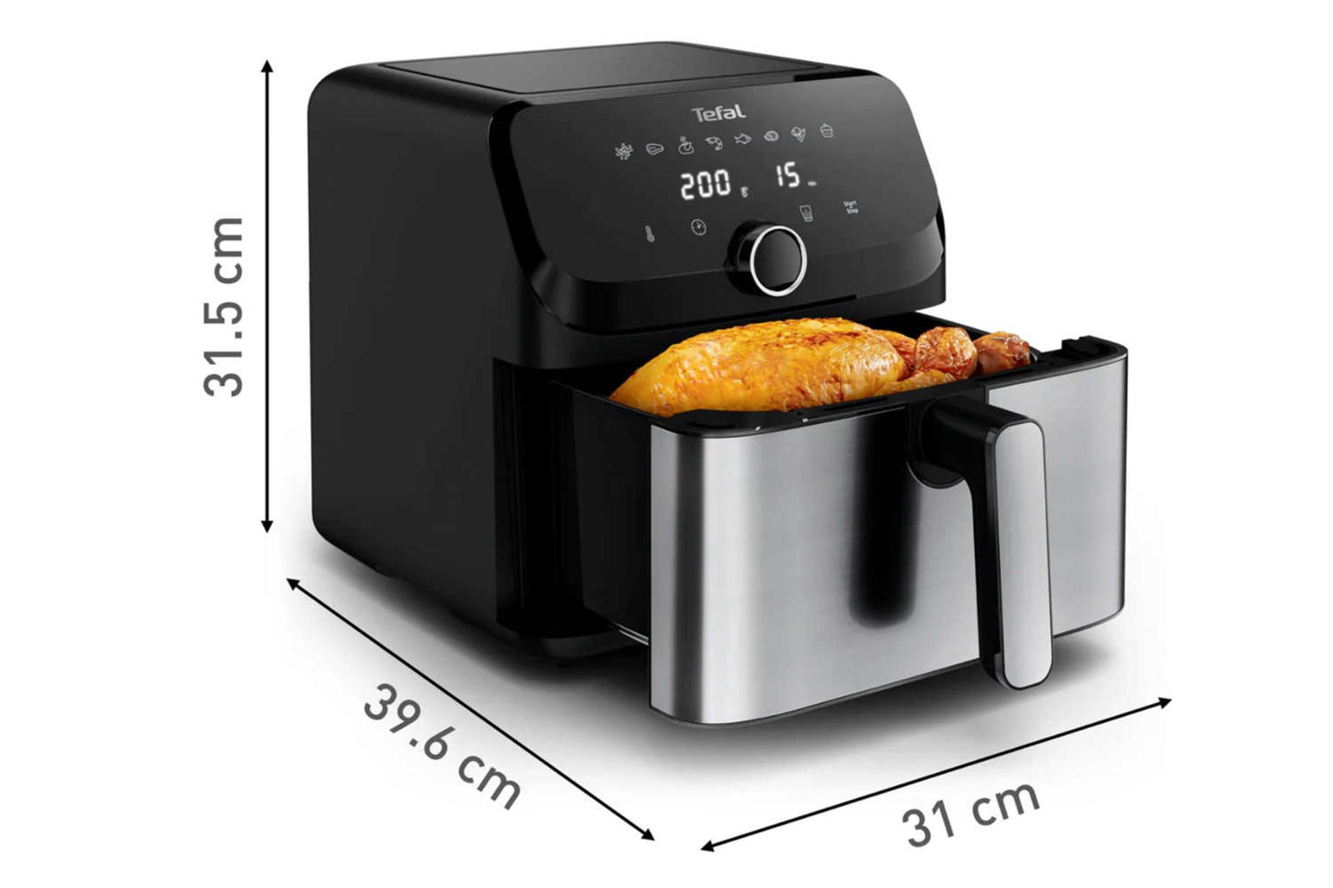 ابعاد و اندازه هواپز تفال EY855D