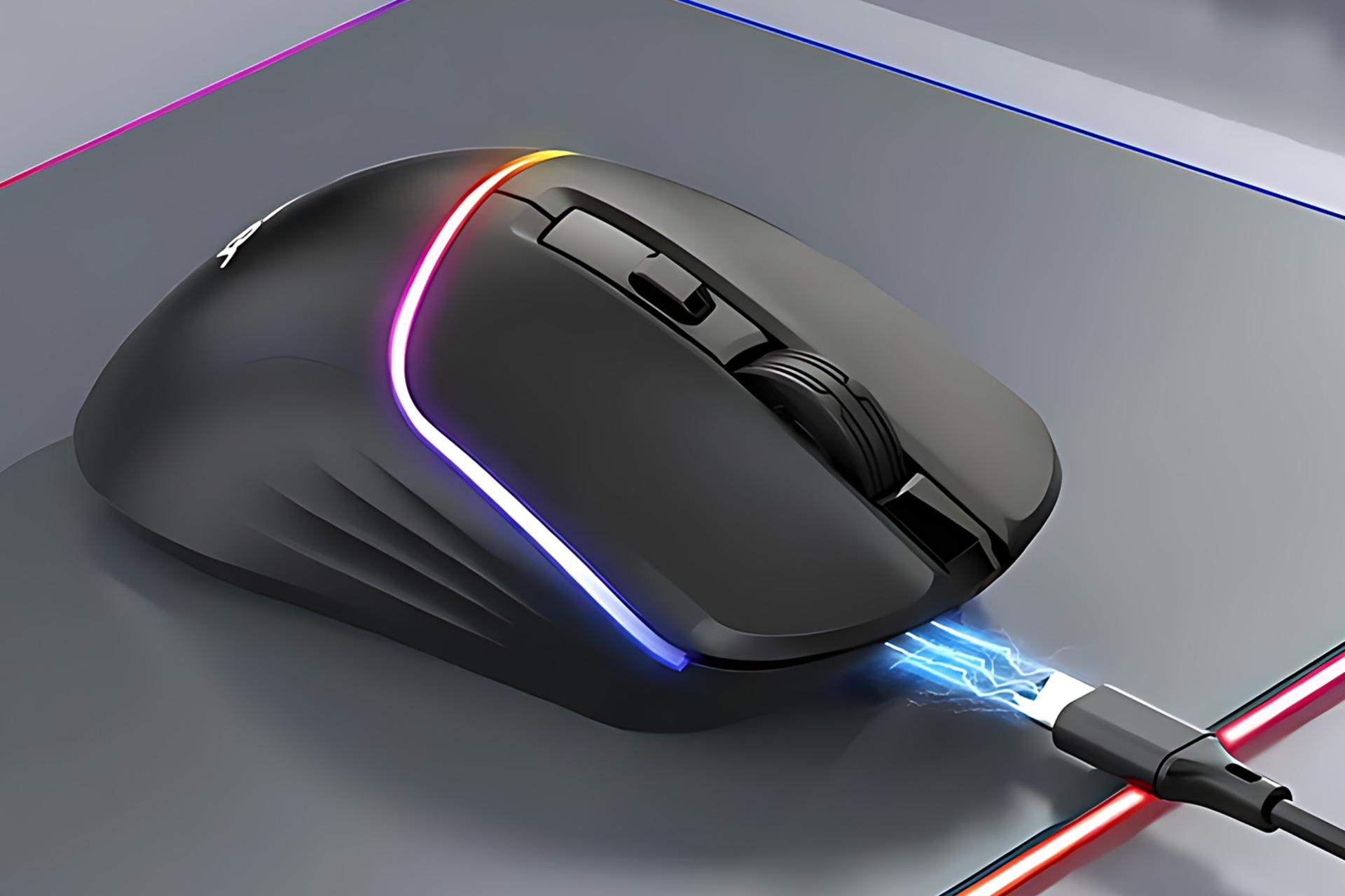 نمای راست ماوس ایسر Acer OMR210