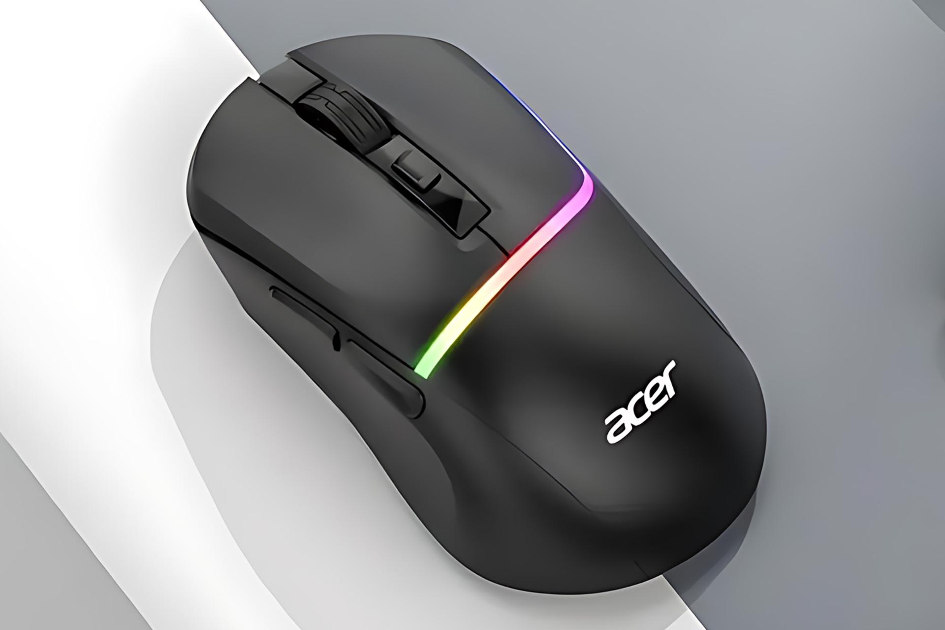 نمای کناری ماوس ایسر Acer OMR210