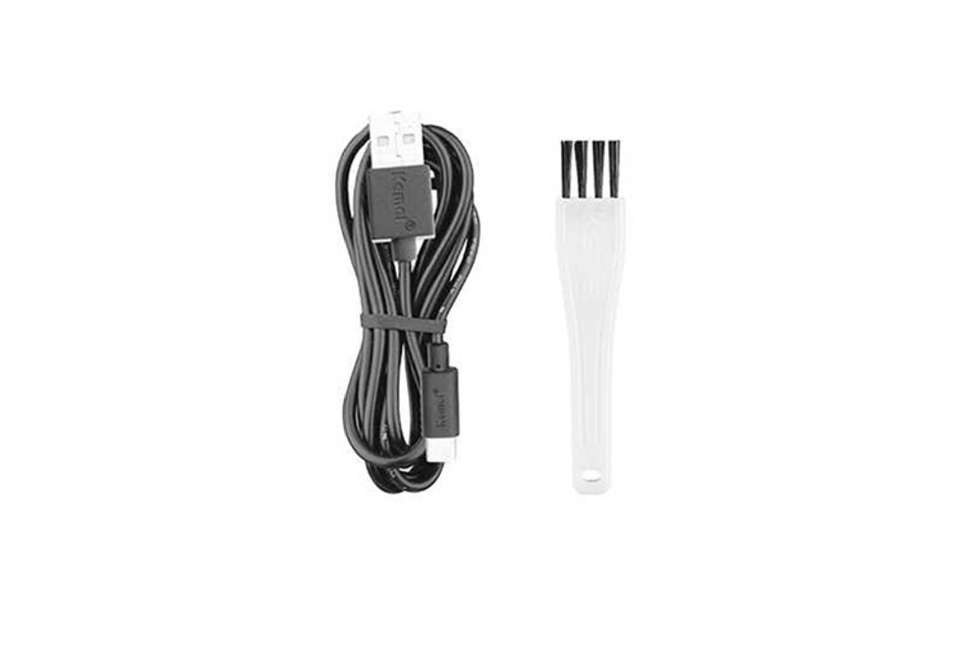 ماشین اصلاح و ریش تراش کیمی Kemei KM-T103 بورس نظافت و کابل شارژ