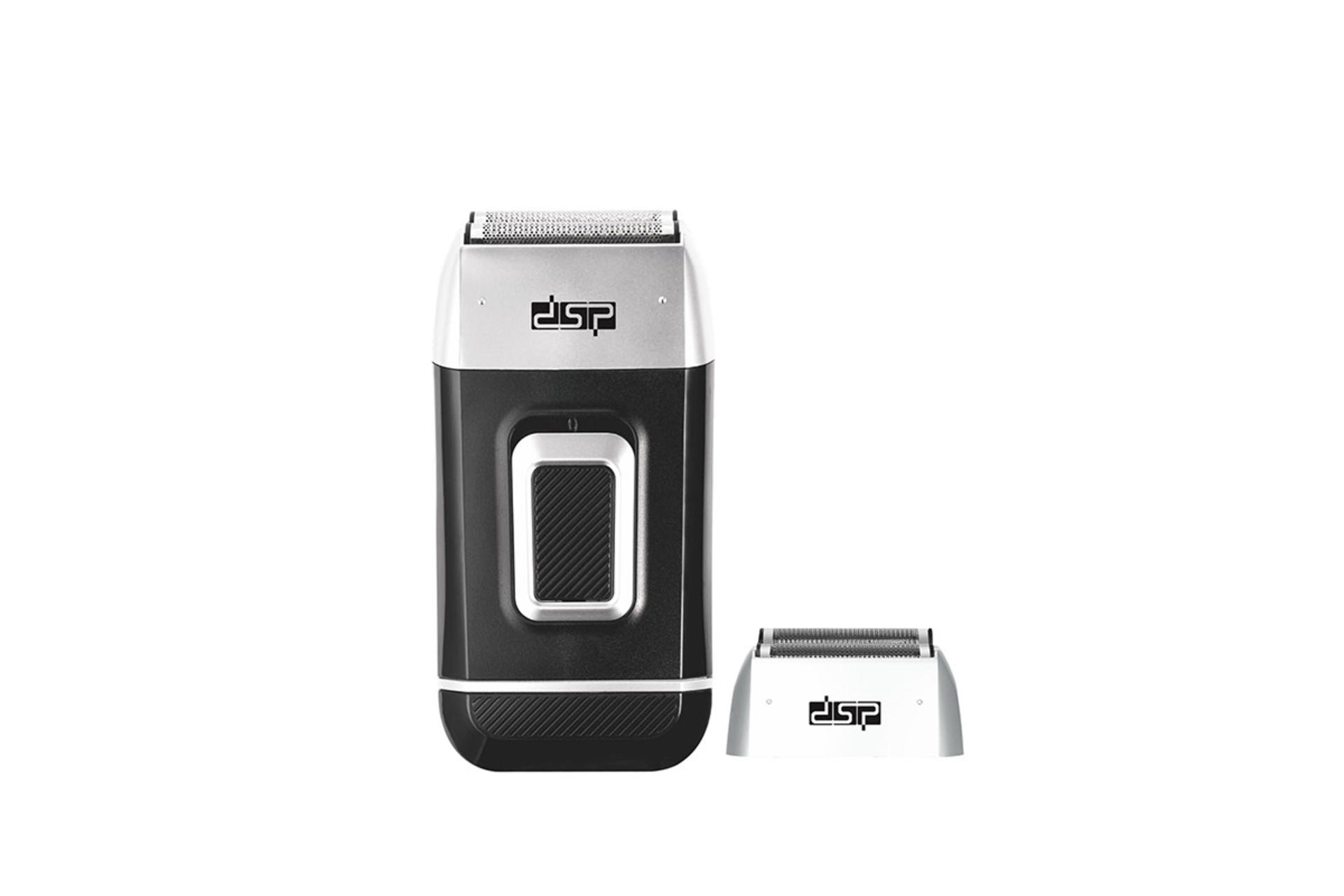 ماشین اصلاح و ریش تراش دی اس پی DSP 60102 نمای جلو با سری اضافه