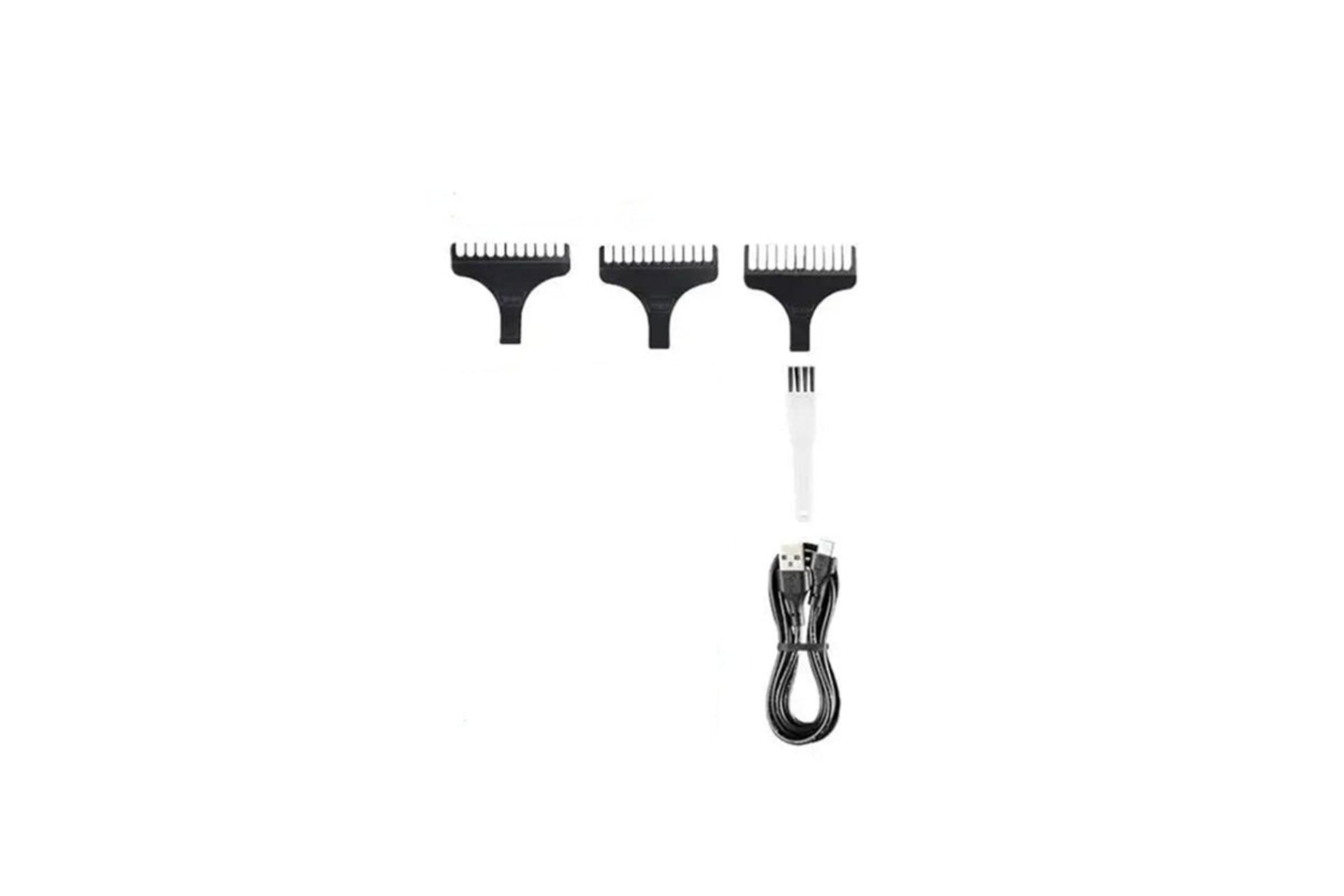ماشین اصلاح و ریش تراش دی اس پی DSP 90085 شانه ها و لوازم جانبی