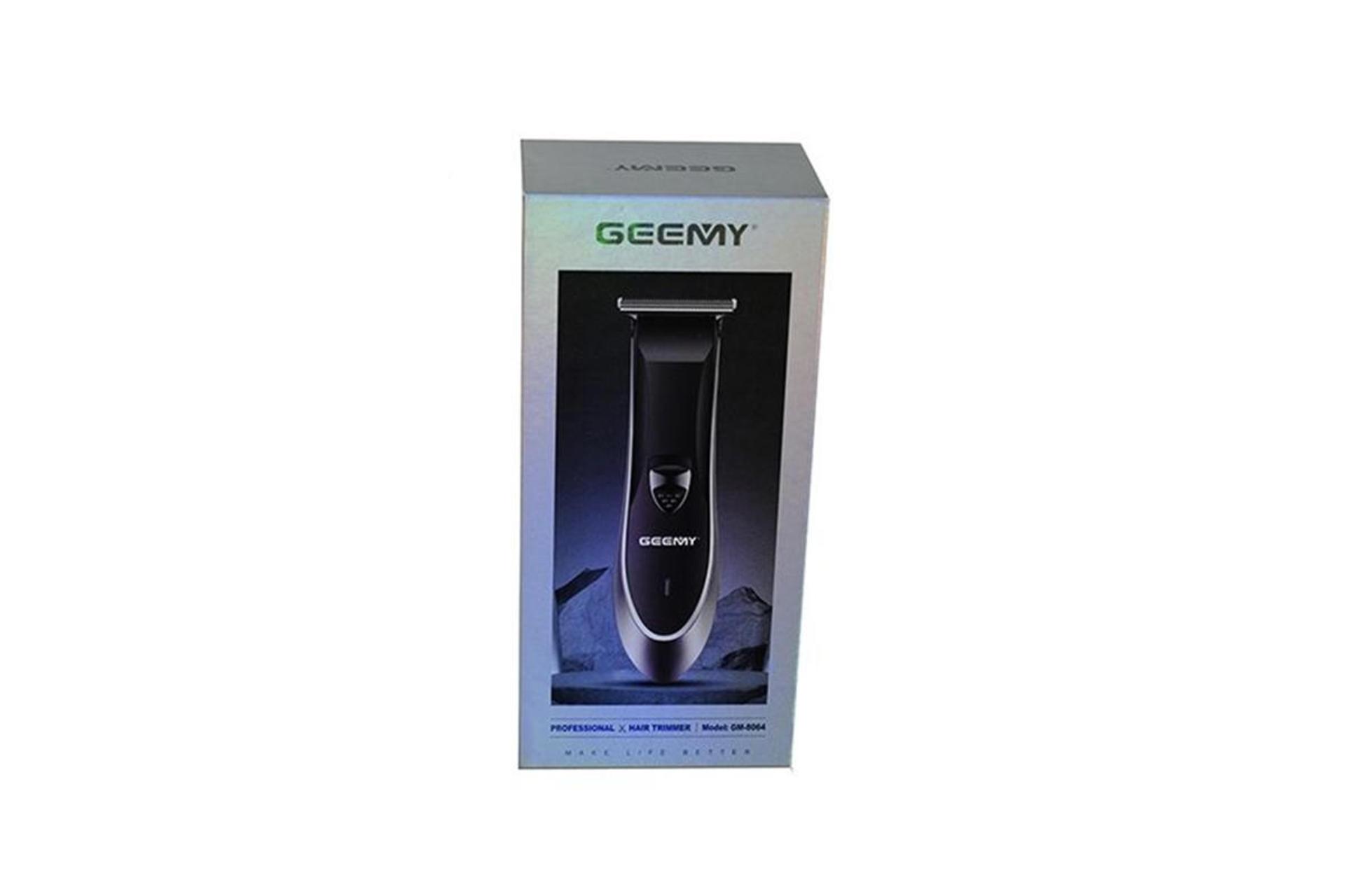 ماشین اصلاح و ریش تراش جیمی Geemy GM-8064 جعبه و بسته بندی