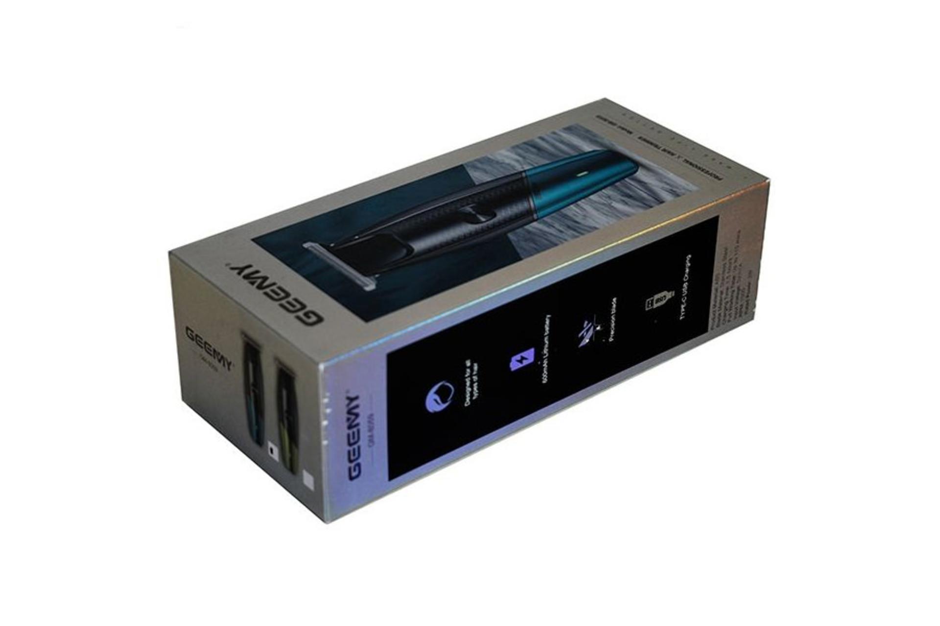 ماشین اصلاح و ریش تراش جیمی Geemy GM-8059 جعبه و بسته بندی