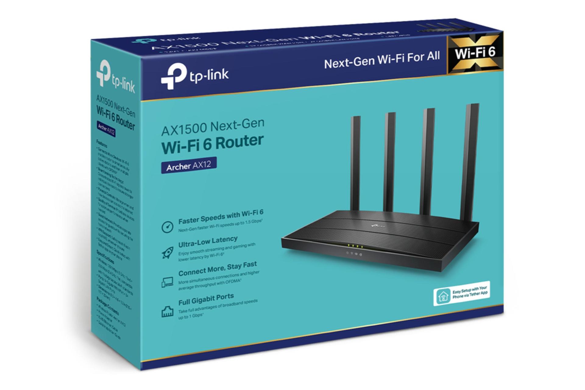 جعبه روتر تی پی لینک TP-Link Archer AX12