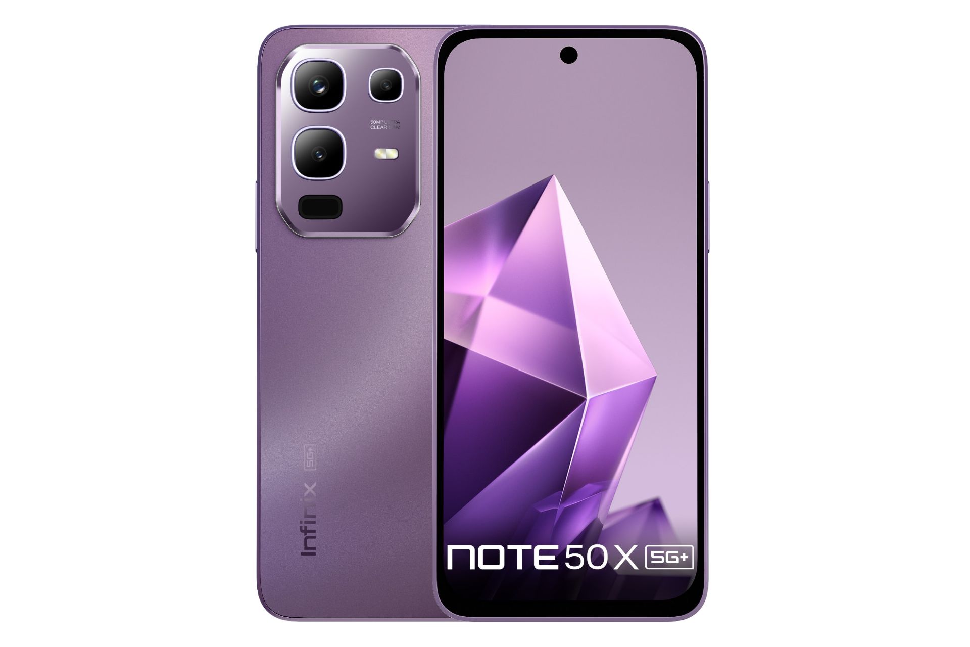 پنل جلو و پشت گوشی موبایل نوت 50x اینفینیکس بنفش / Infinix Note 50x