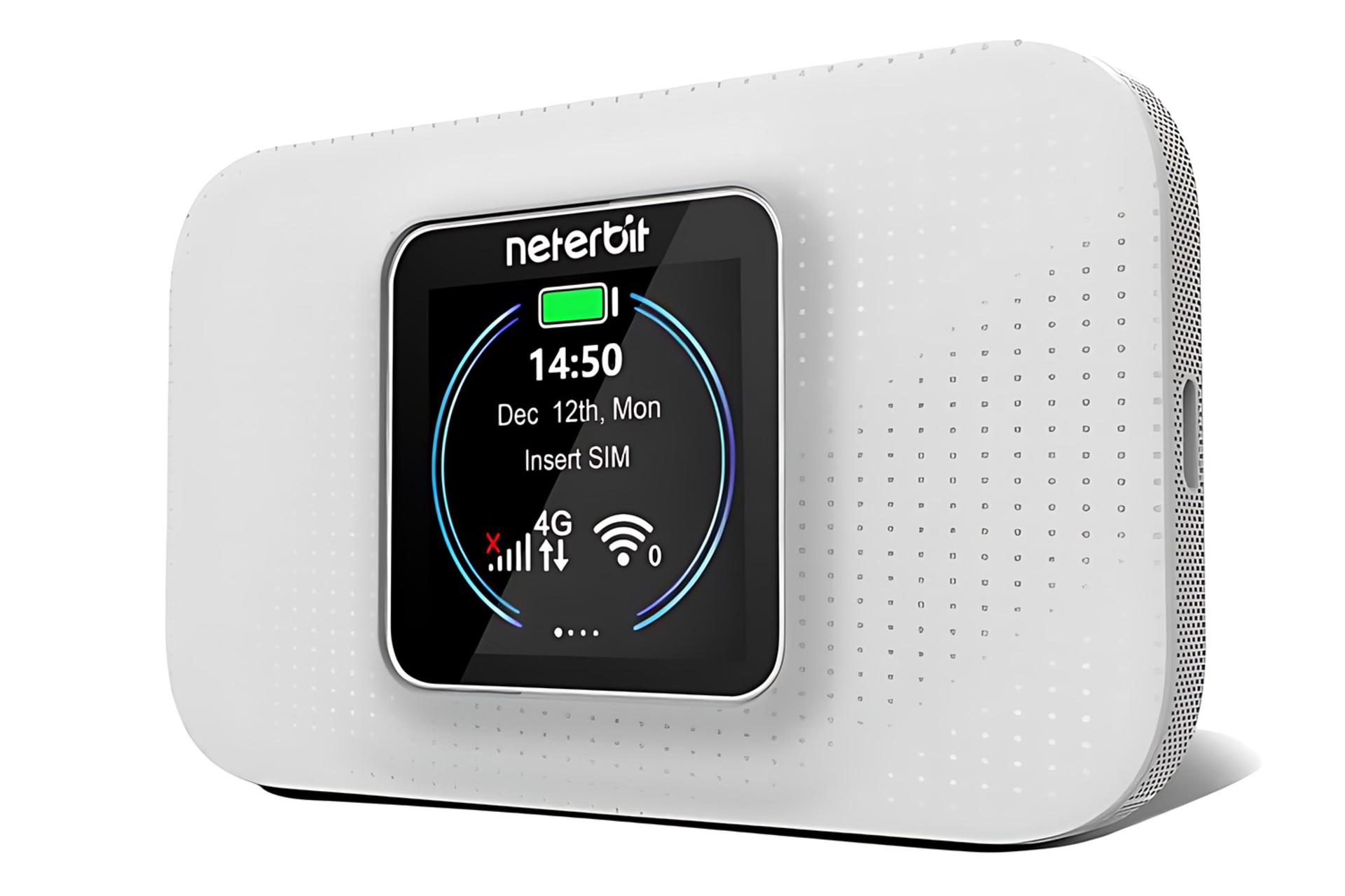 نمای کناری مودم و روتر سیم‌ کارتی نتربیت Neterbit NWR-940X