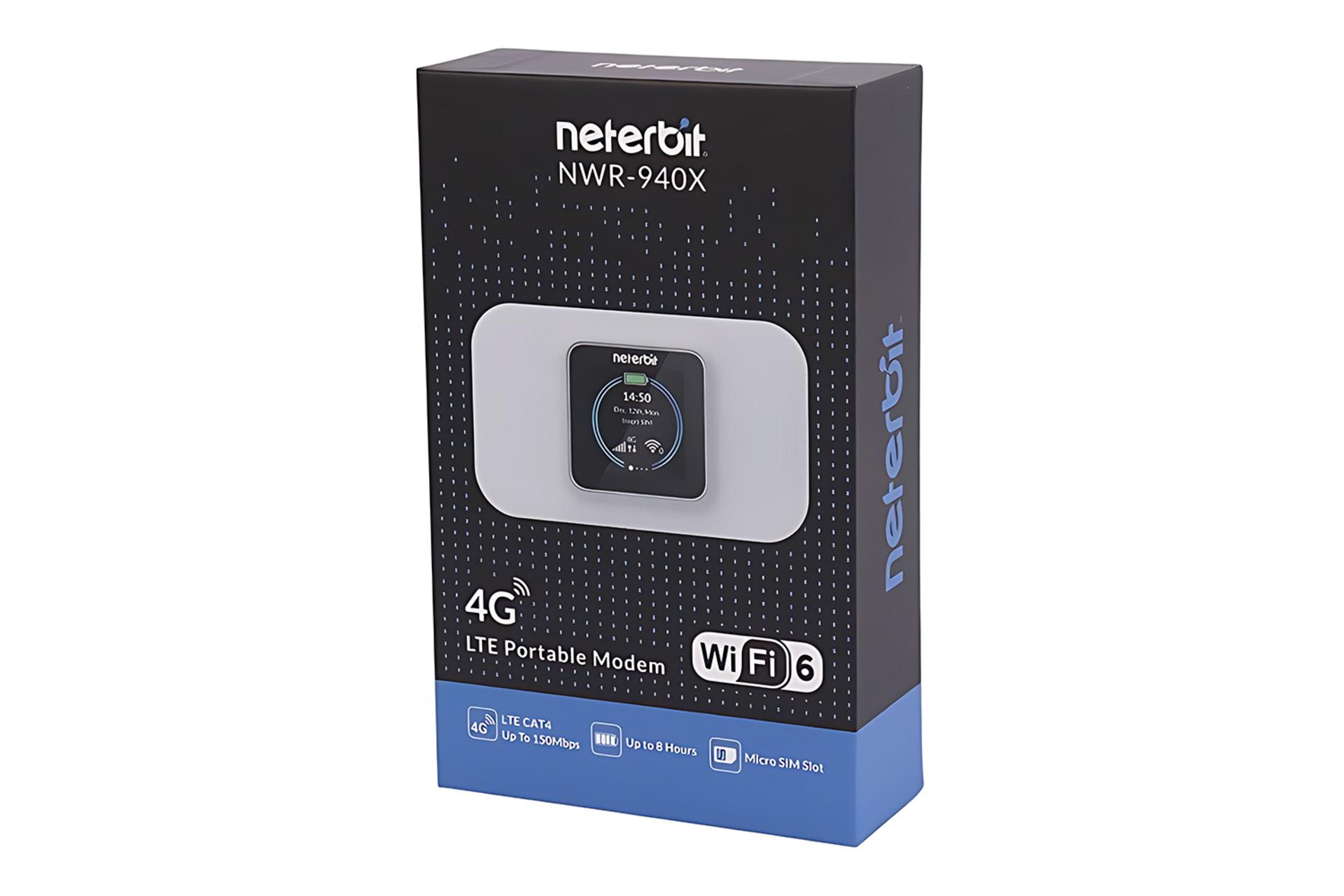جعبه مودم و روتر سیم‌ کارتی نتربیت Neterbit NWR-940X
