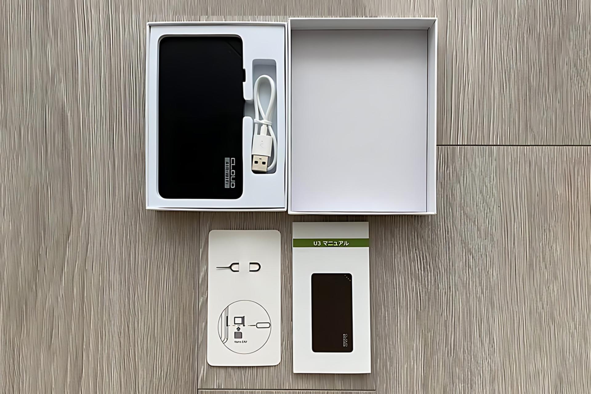 جعبه و اقلام همراه مودم و روتر سیم‌ کارتی هواوی Huawei GLMU19A02