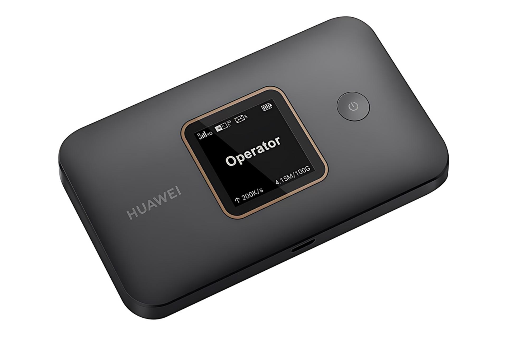 نمای کناری مودم و روتر سیم‌ کارتی هواوی Huawei E5785-320a