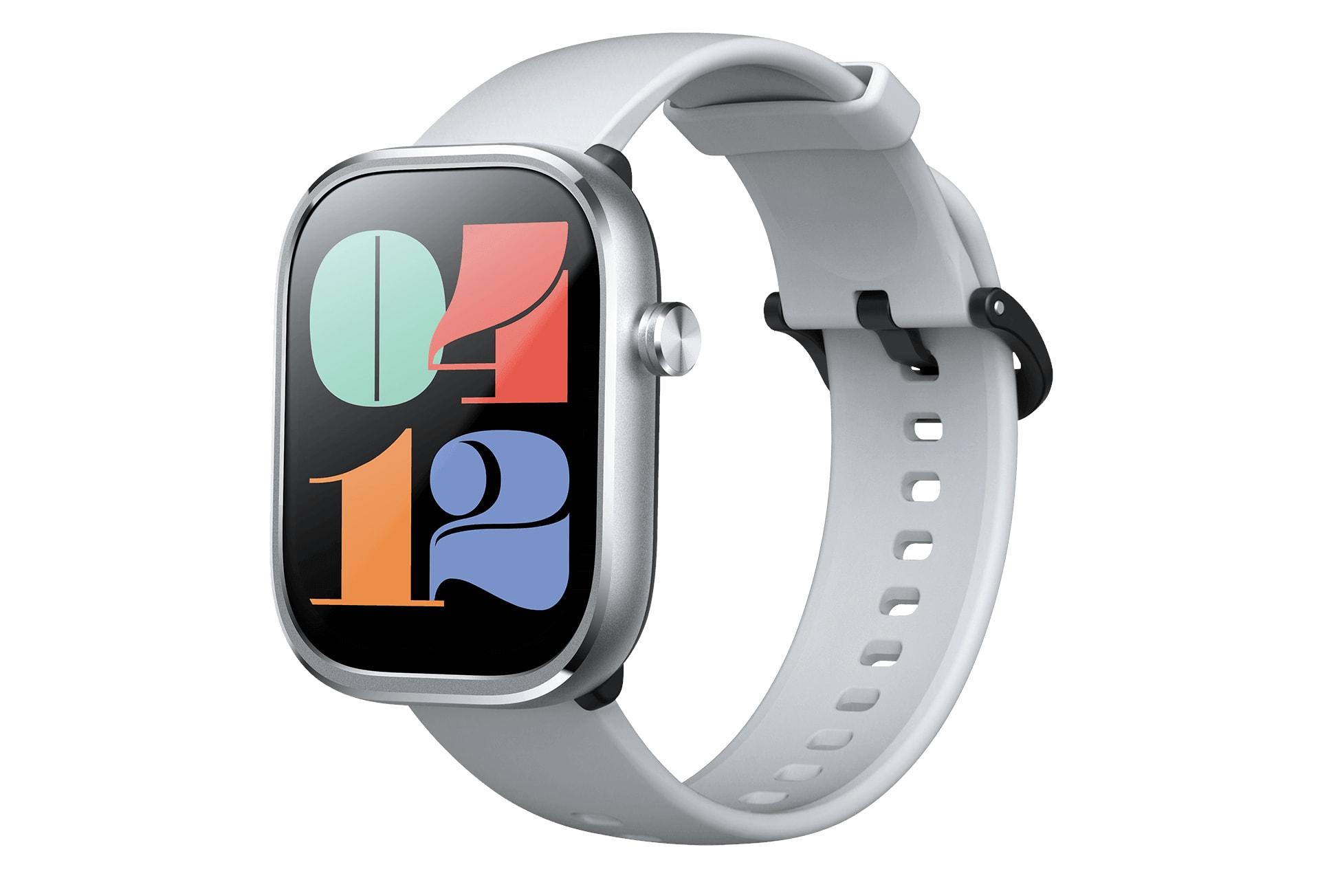 ساعت هوشمند شیائومی Xiaomi Mibro C4 نقره ای