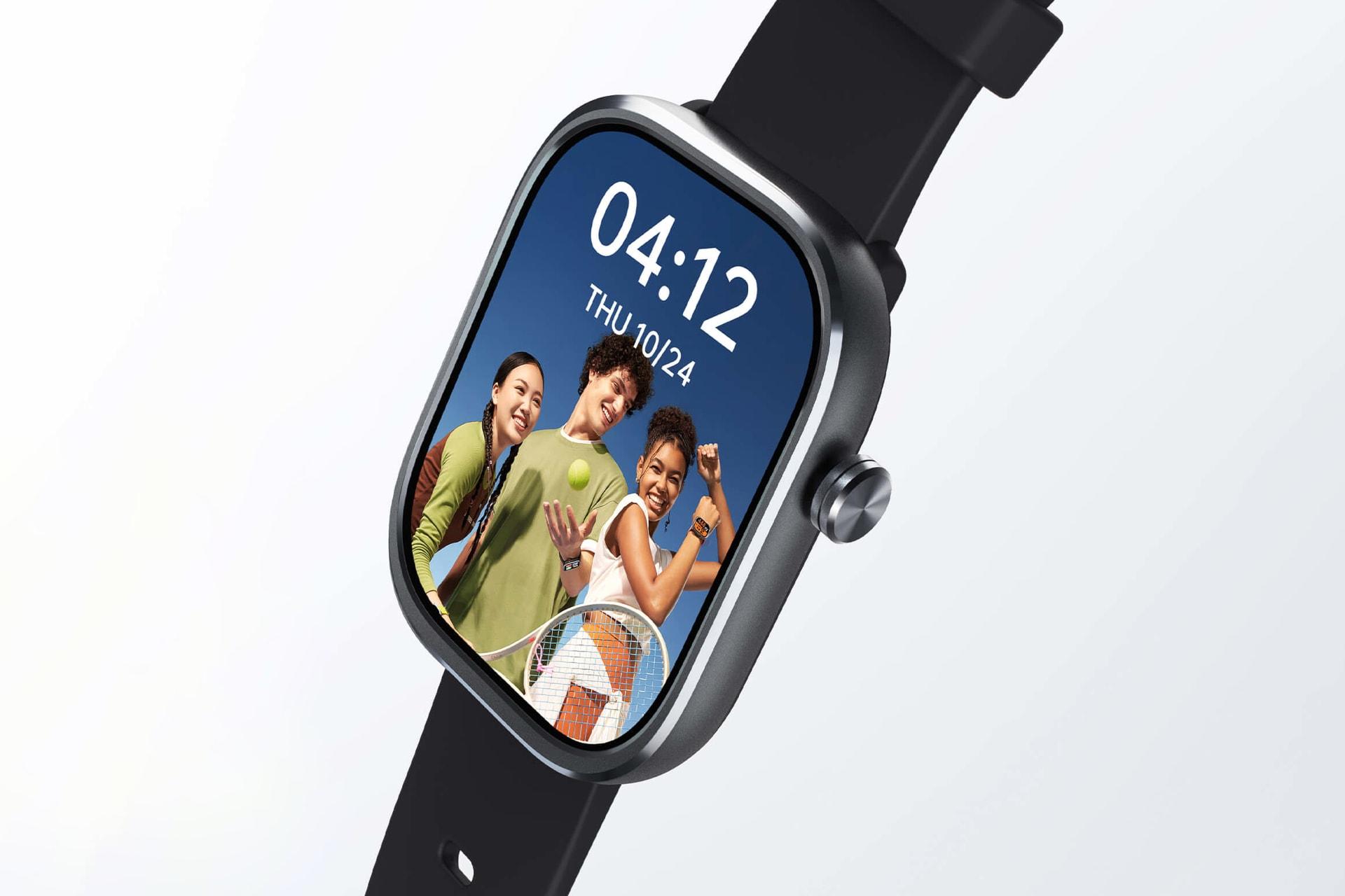 صفحه نمایش ساعت هوشمند شیائومی Xiaomi Mibro C4 مشکی