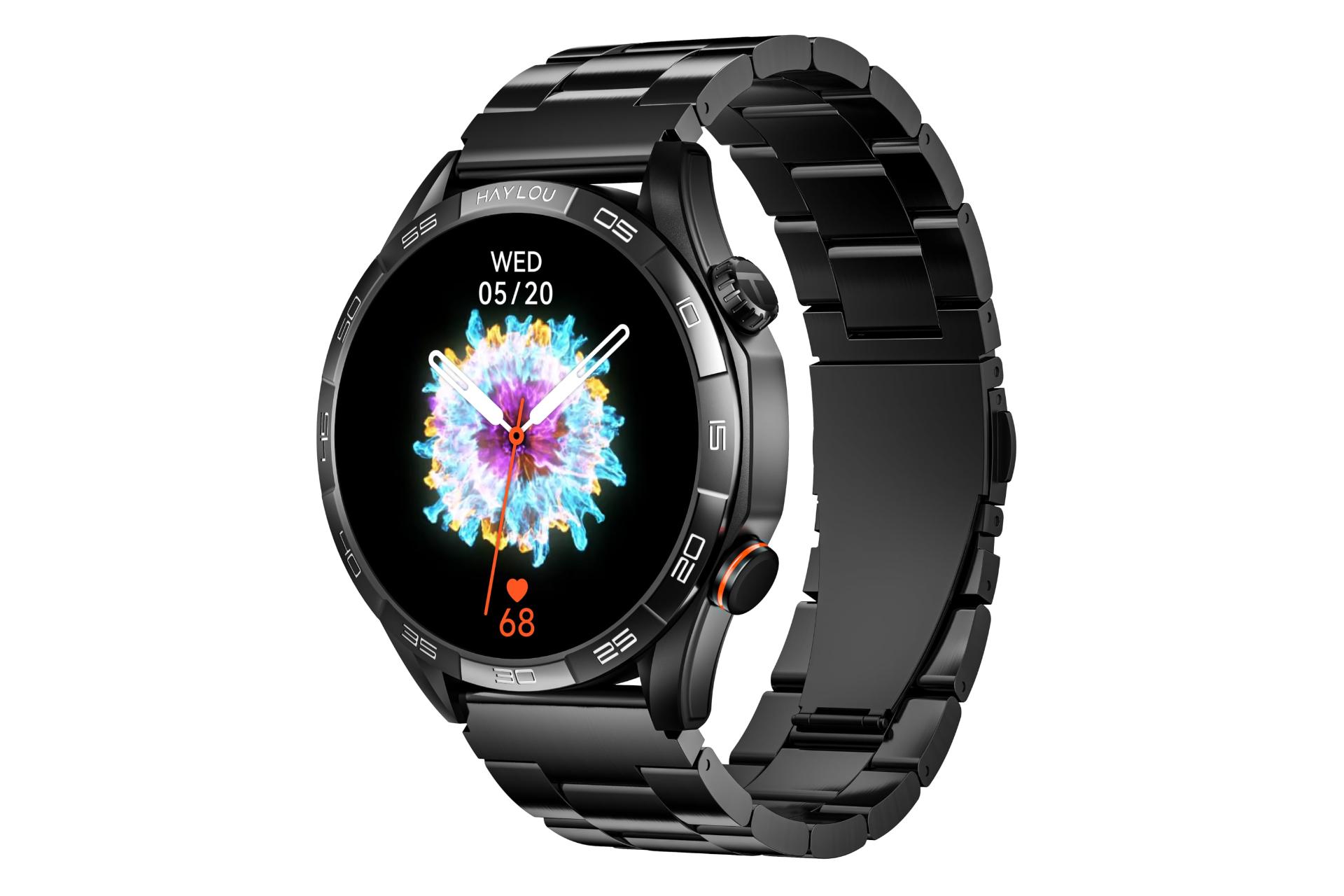 ساعت هوشمند هایلو Haylou Solar 5 مشکی با بند فلزی
