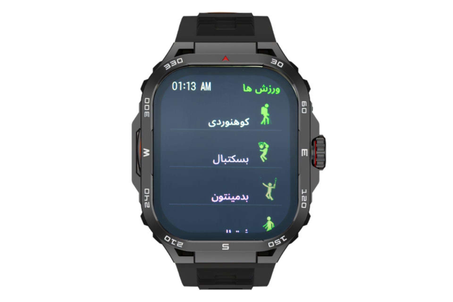 فهرست ورزش های قابل پشتیبانی ساعت هوشمند تی سی اچ TCH Z10 Ultra