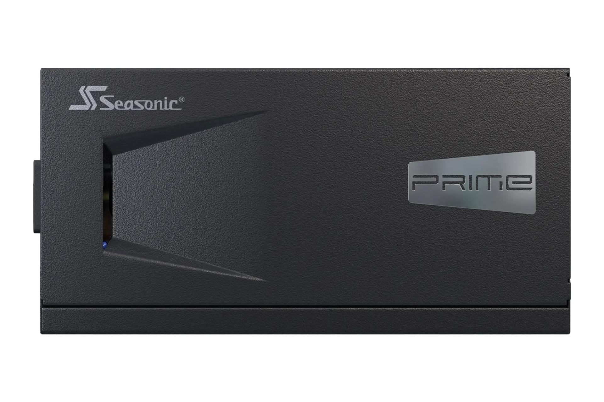 نمای پنل کناری پاور کامپیوتر سی سونیک PRIME PX با توان 1000 وات با نمایش لوگو