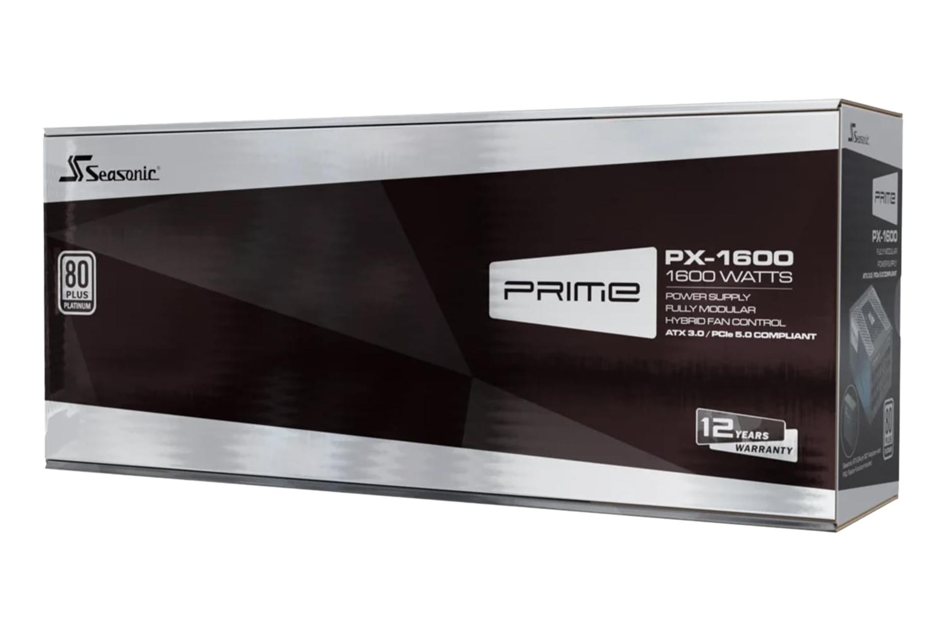 جعبه پاور کامپیوتر سی سونیک PRIME PX ATX 3.1 با توان 1600 وات