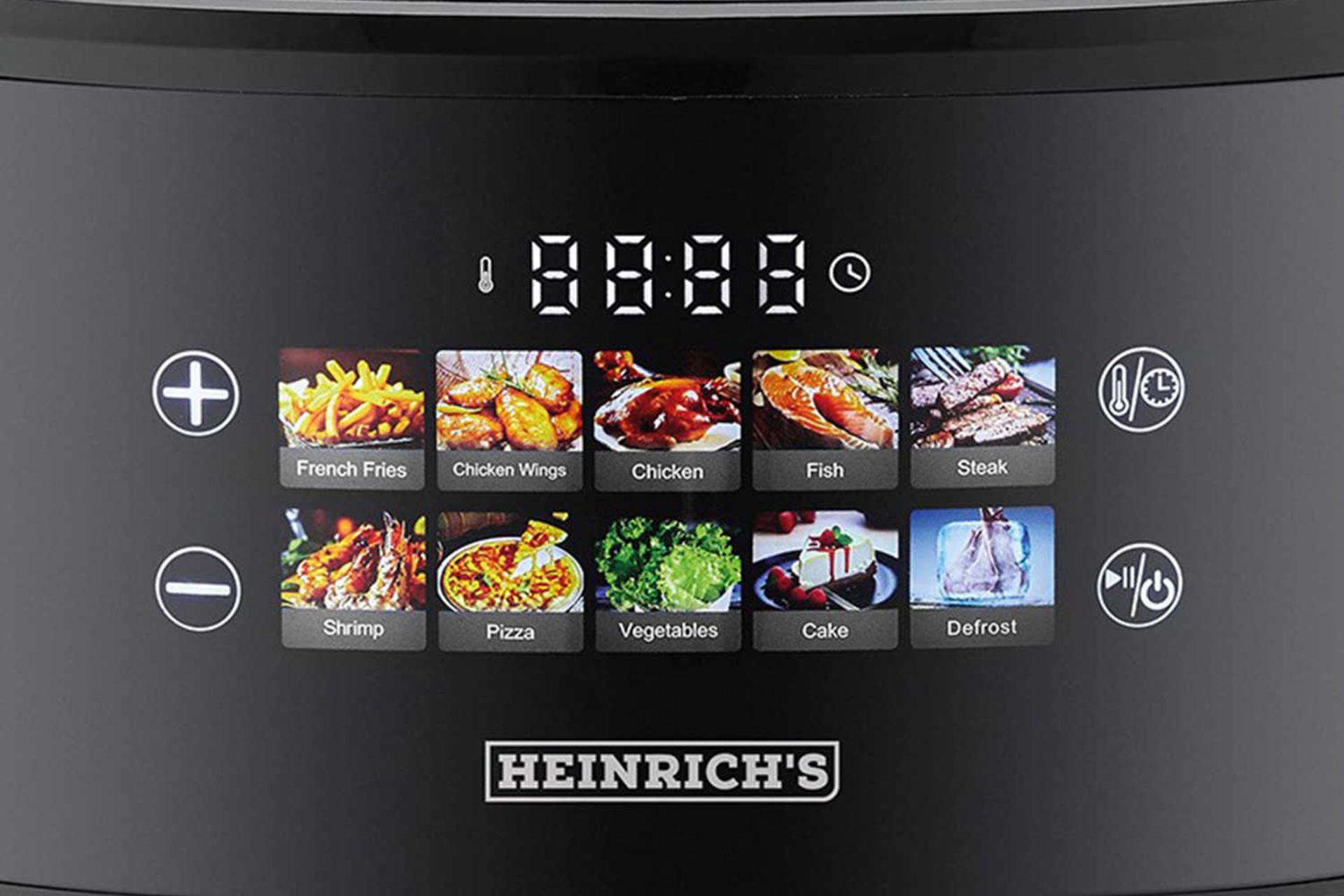 منوی تنظیمات هواپز هنریچ HFR-8217