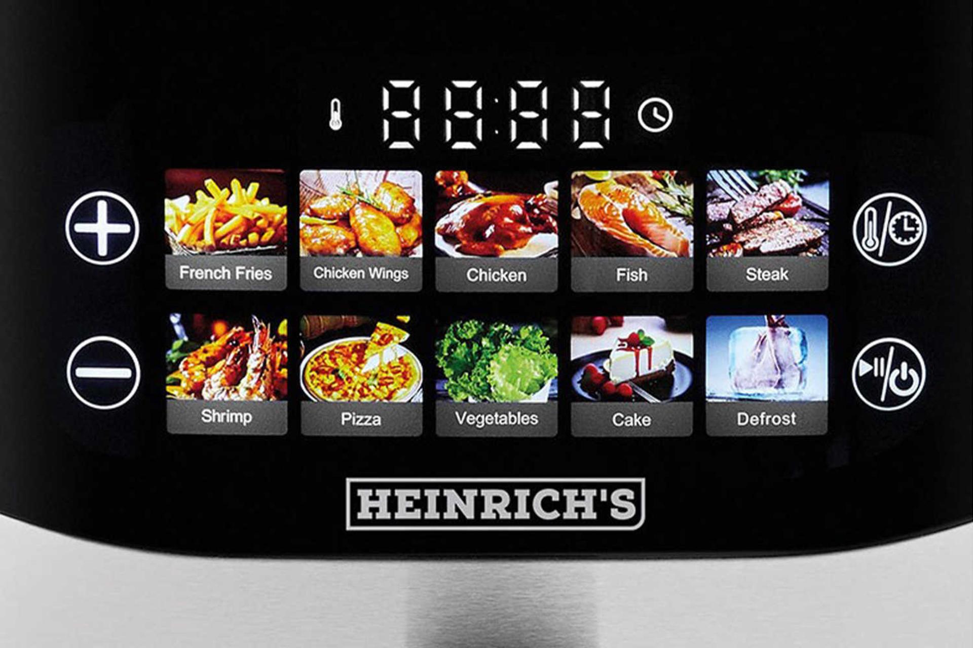 منوی تنظیمات هواپز هنریچ HFR-8219