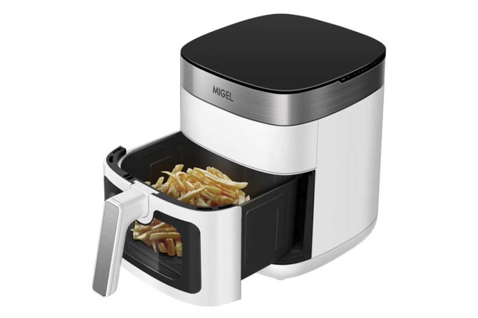 نمای سمت راست هواپز میگل GAF165 رنگ سفید