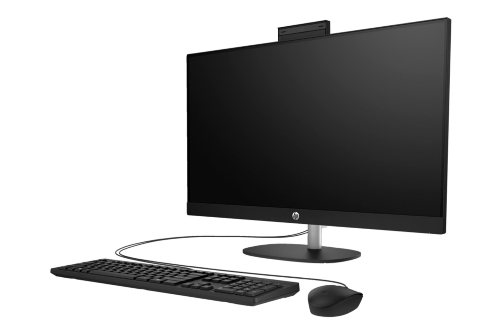 نمای نیمرخ کامپیوتر همه کاره 27-cr0155nh اچ پی با نمایش لبه سمت راست