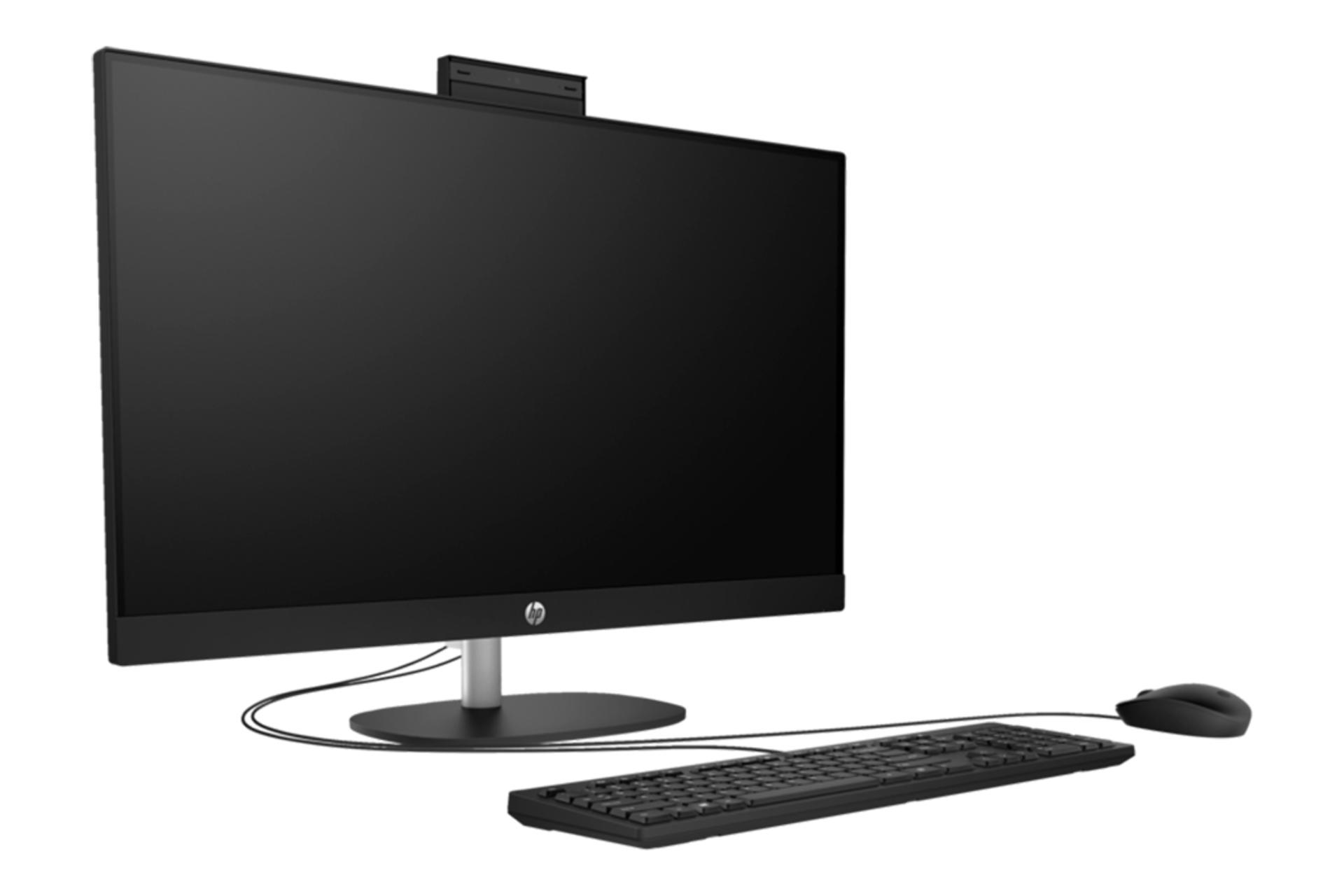 نمای نیمرخ کامپیوتر همه کاره 27-cr0155nh اچ پی با نمایش لبه سمت چپ