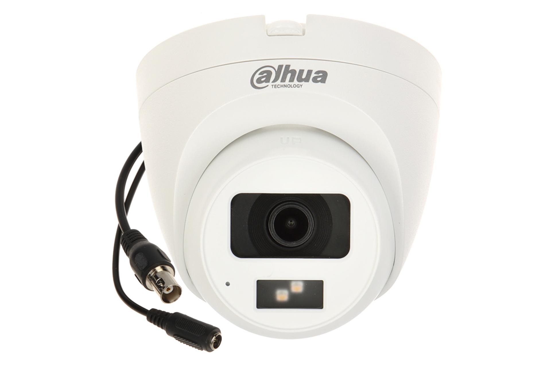 دوربین نظارتی داوهوا Dahua DH-HAC-HDW1500CLQ-IL-A نمای جلو با سیم