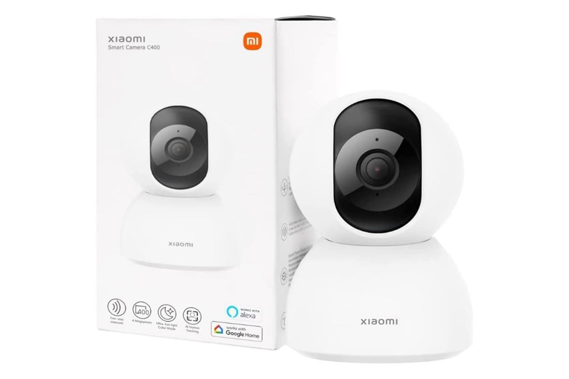 دوربین نظارتی شیائومی Xiaomi Smart Camera C400 جعبه و بسته بندی