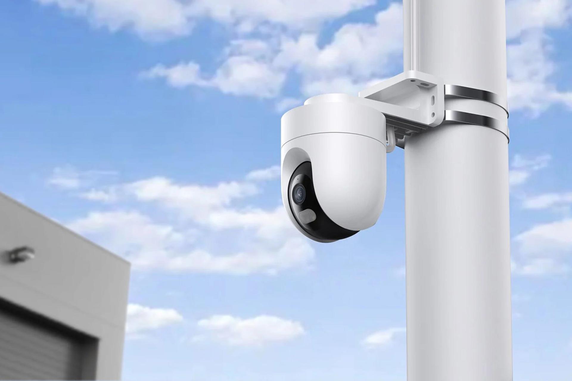 دوربین نظارتی شیائومی Xiaomi Outdoor Camera CW400 نصب به میله
