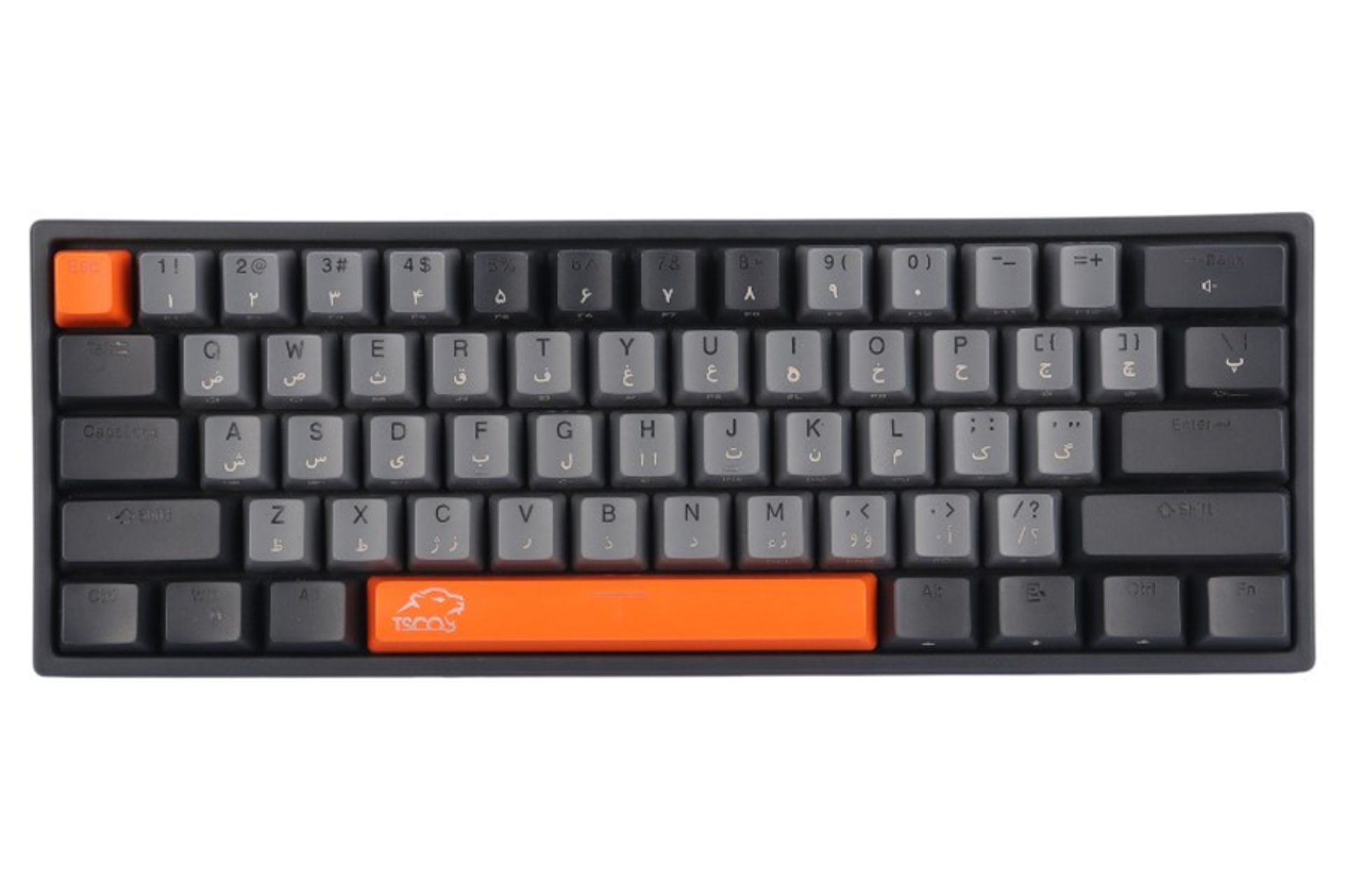 نمای بالا و دکمه های کیبورد تسکو GK 8161