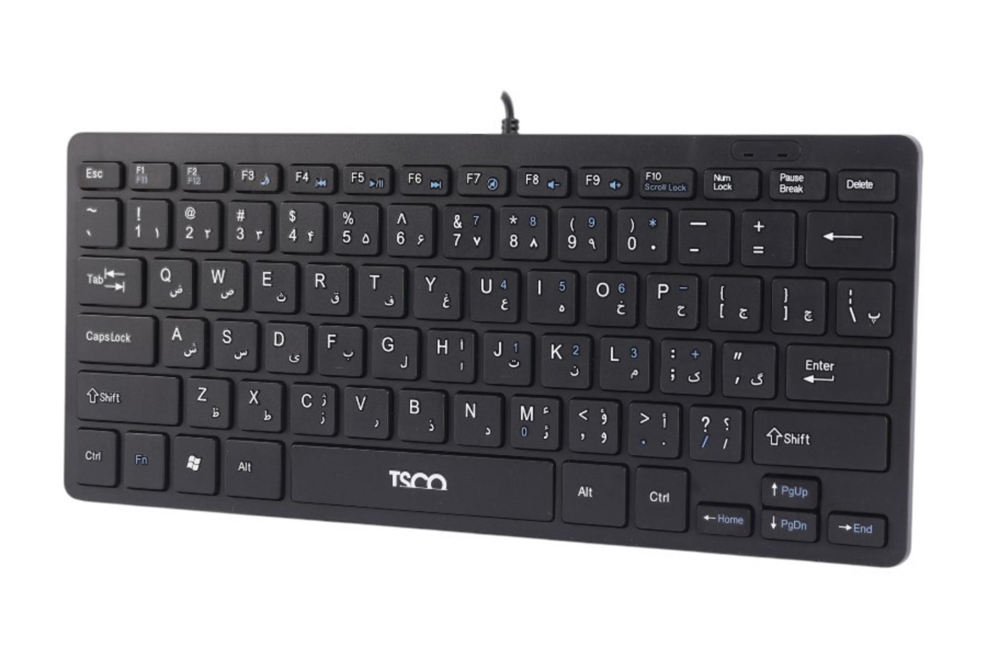 ابعاد و اندازه کیبورد تسکو TK 8044