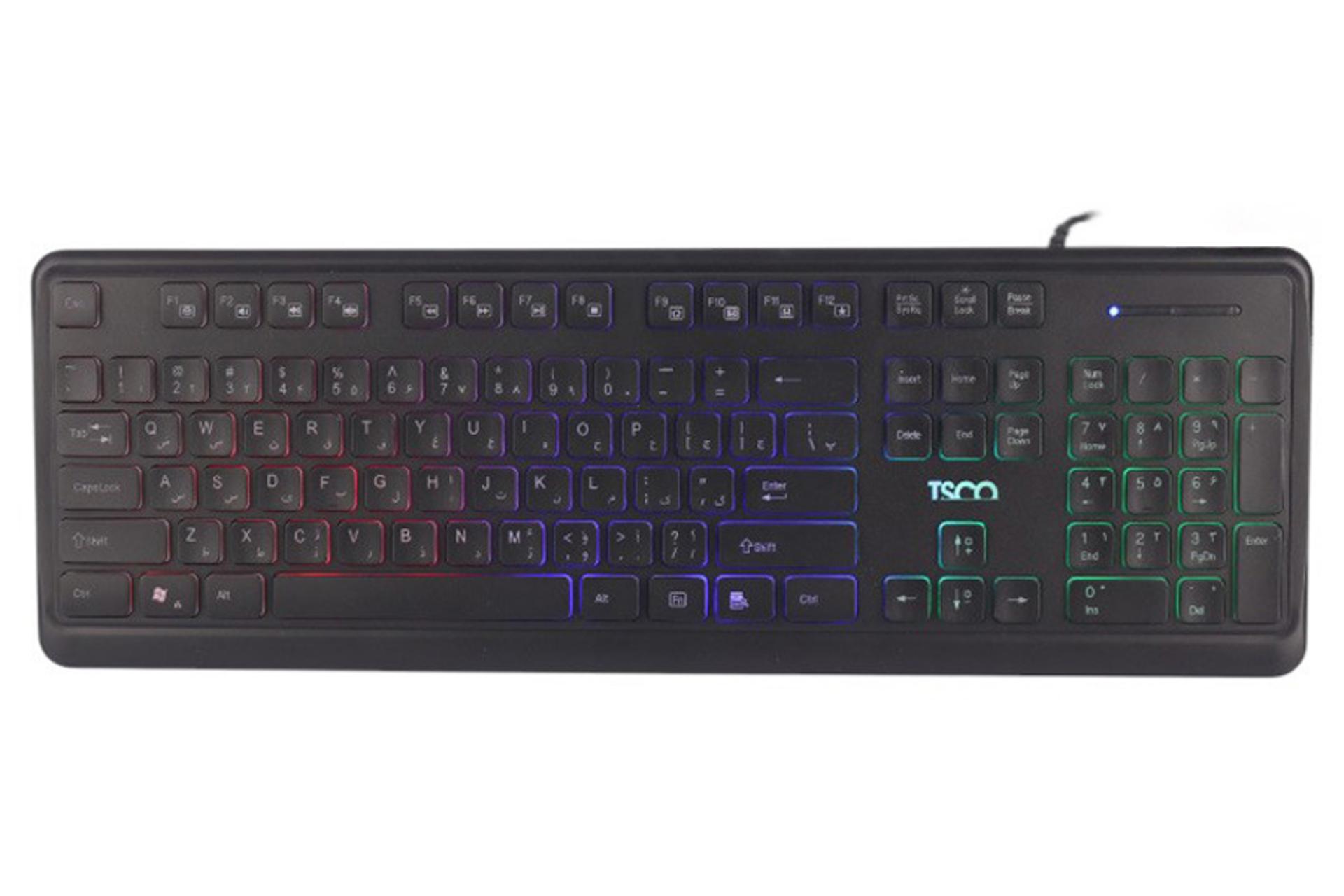 نمای بالا و دکمه های کیبورد تسکو TK 8046