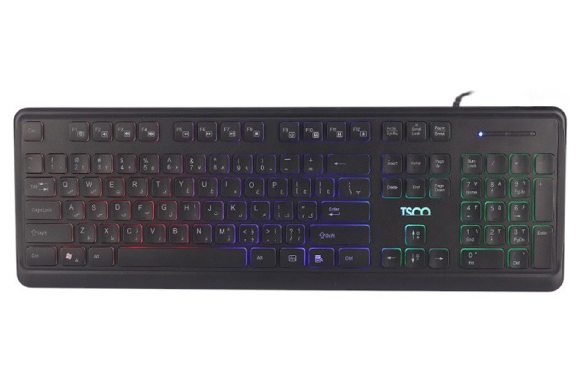 نمای بالا و دکمه های کیبورد تسکو TK 8046