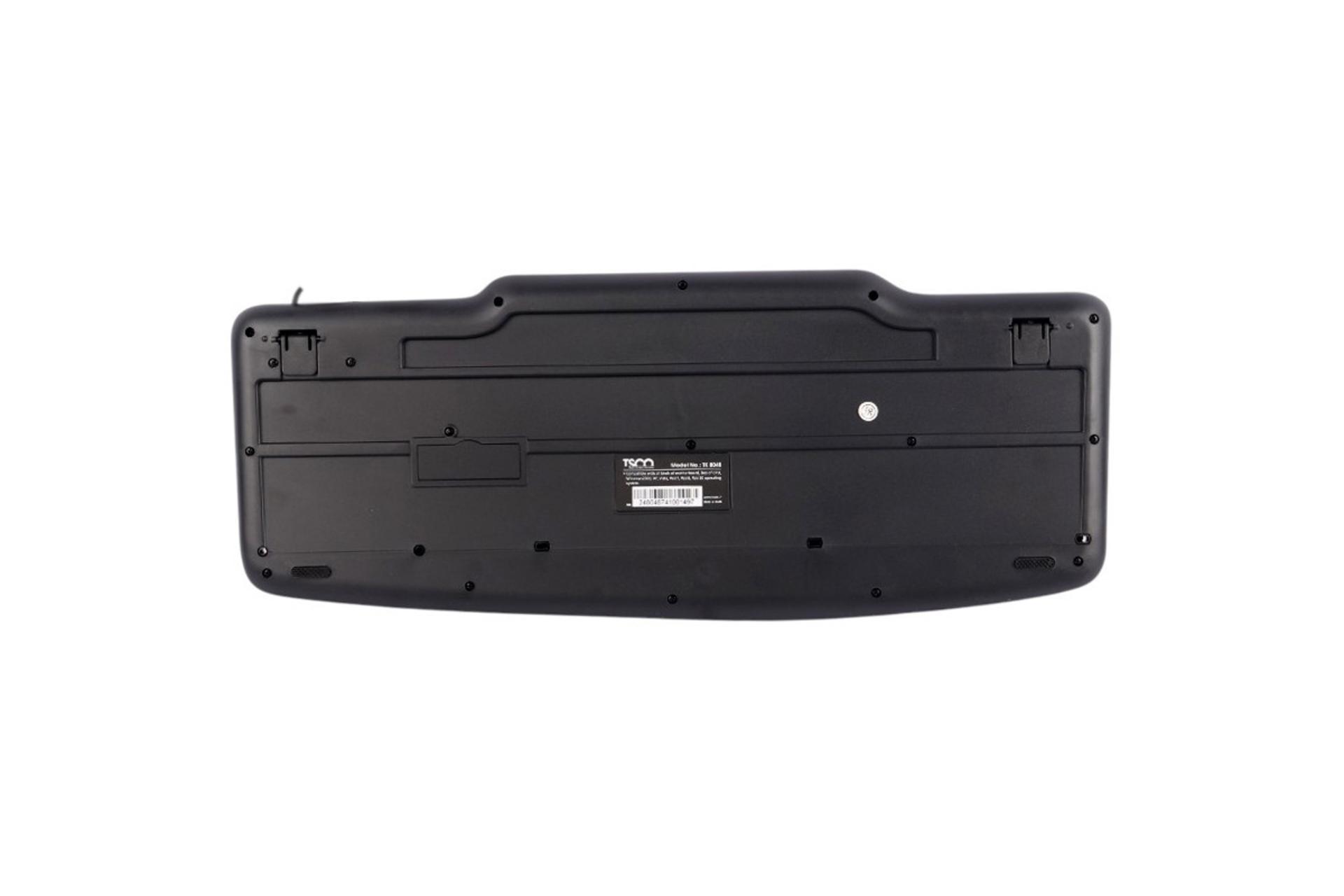 نمای پشت و بدنه کیبورد تسکو TK 8048