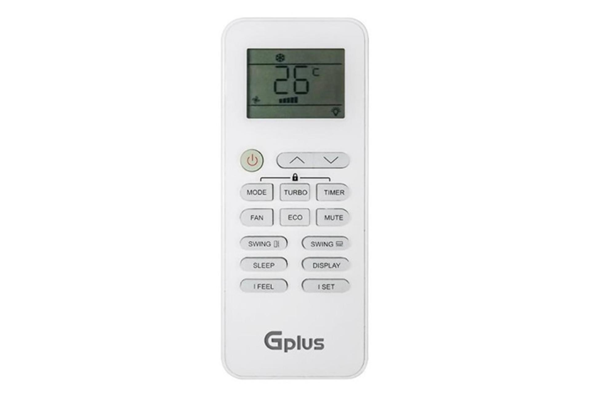 کولر گازی جل پلاس Gplus GAC-TF30EL3A ریموت کنترل