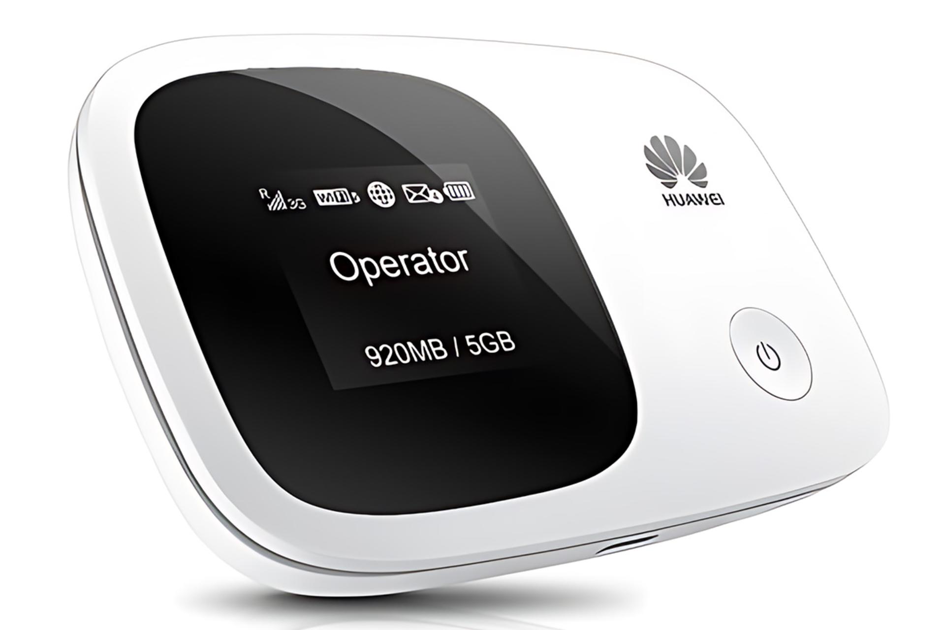 نمای کناری مودم و روتر سیم‌ کارتی هواوی Huawei E5336