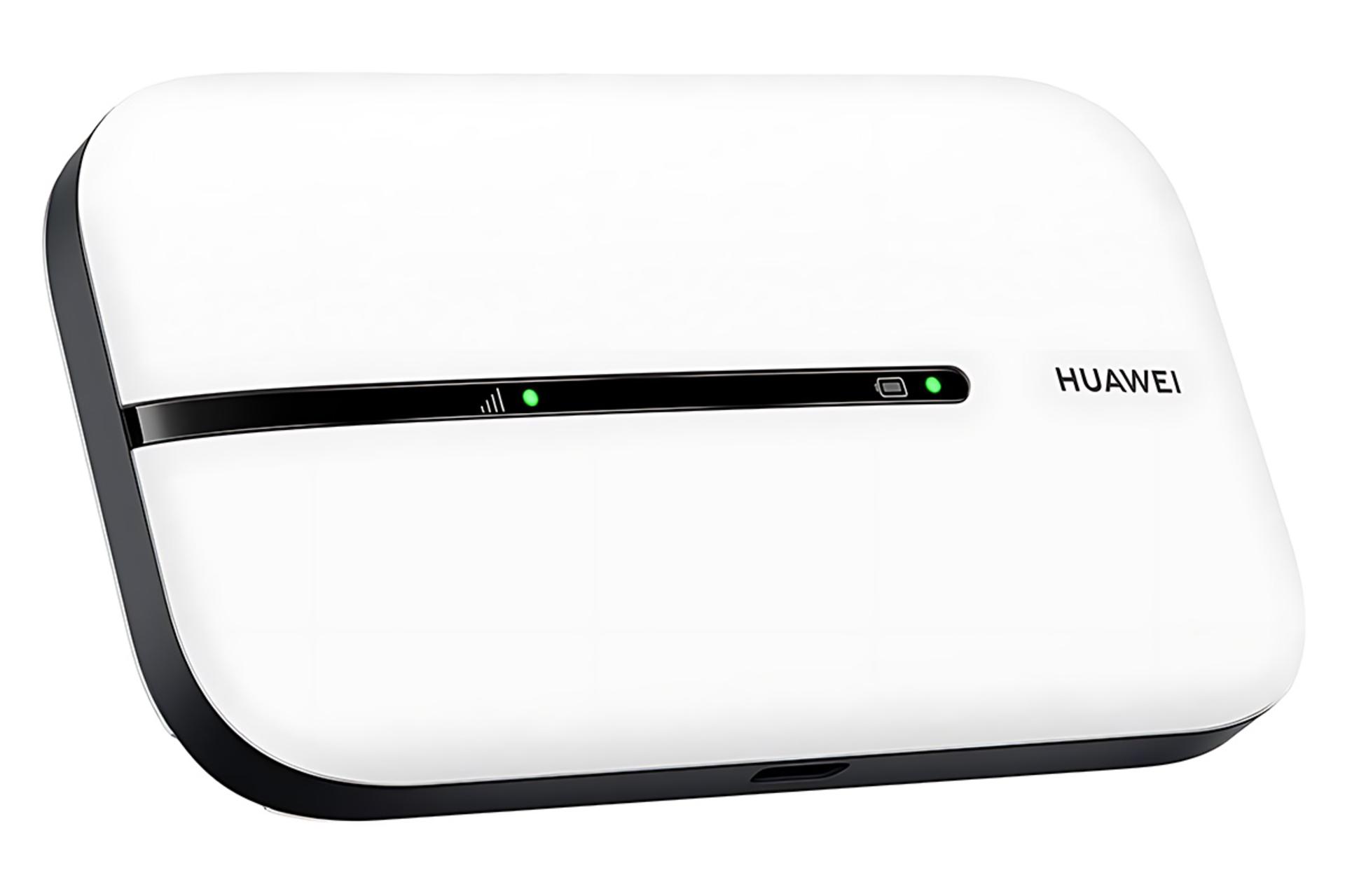 نمای کناری مودم و روتر سیم‌ کارتی هواوی Huawei E5576-320